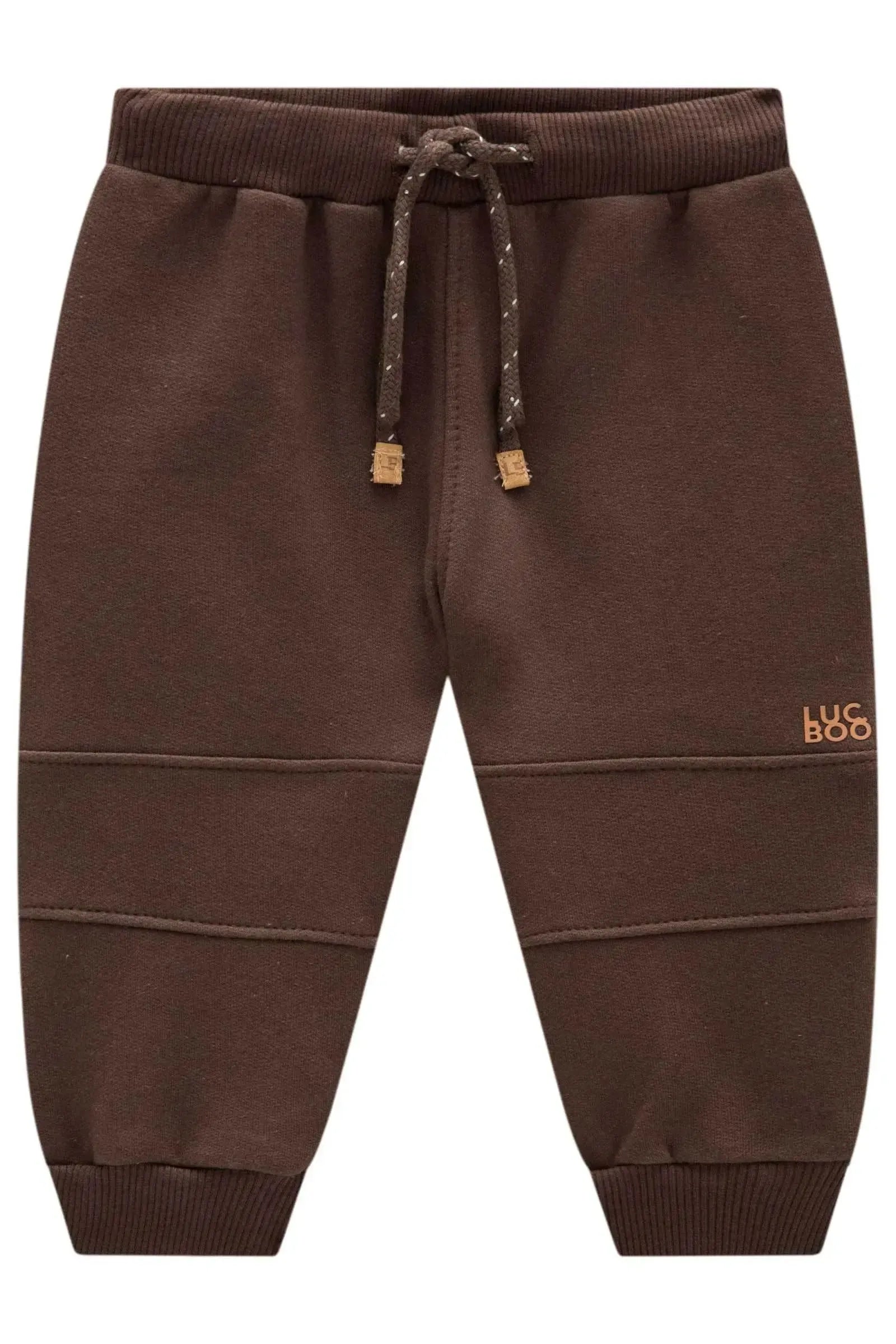 Calça Jogger em Moletom com Pelúcia 89382 LucBoo Bebê Menino