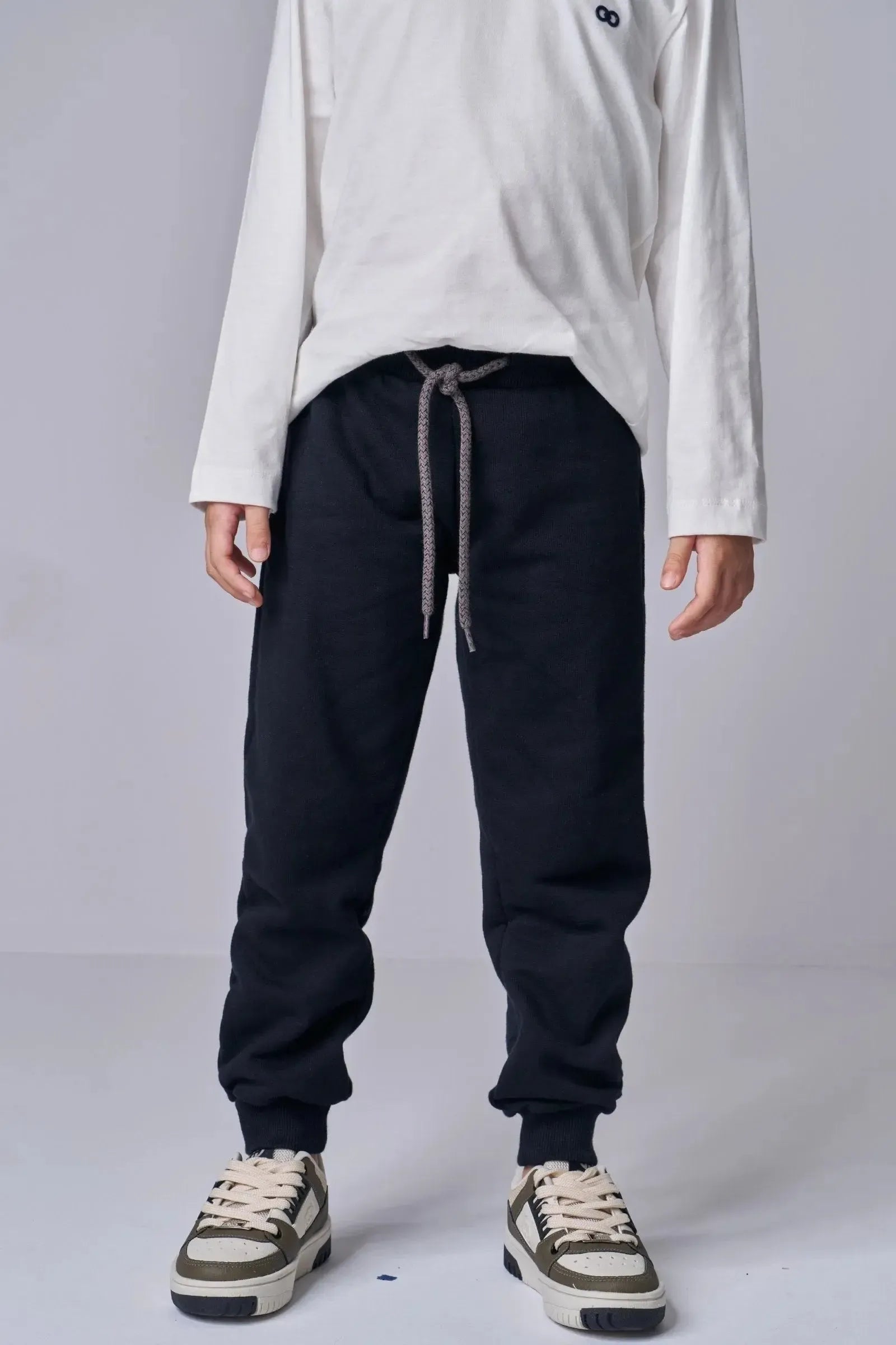 Calça Jogger em Moletom com Pelúcia 92941 LucBoo Infantil Menino