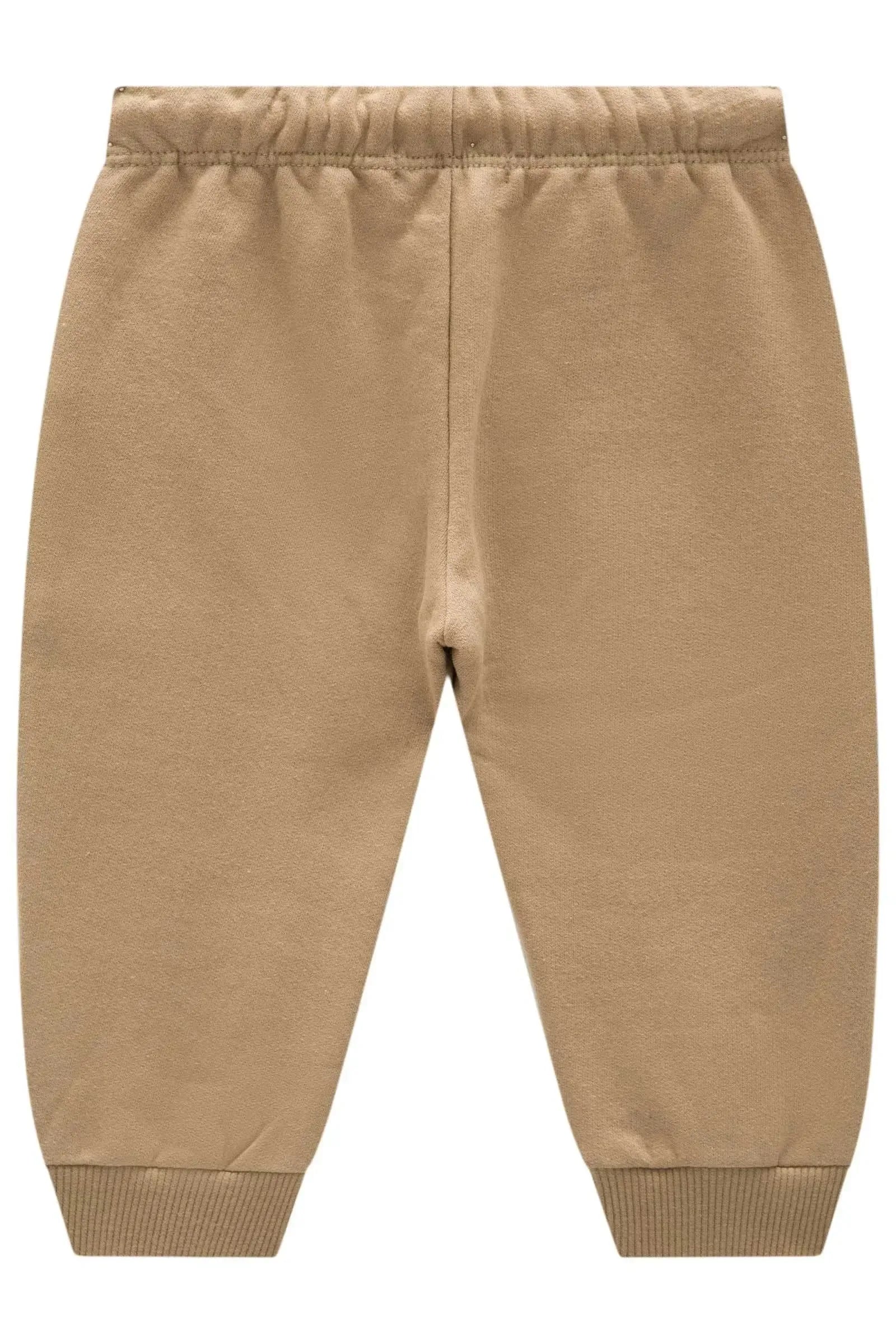 Calça Jogger em Moletom com Pelúcia 93161 LucBoo Bebê Menino