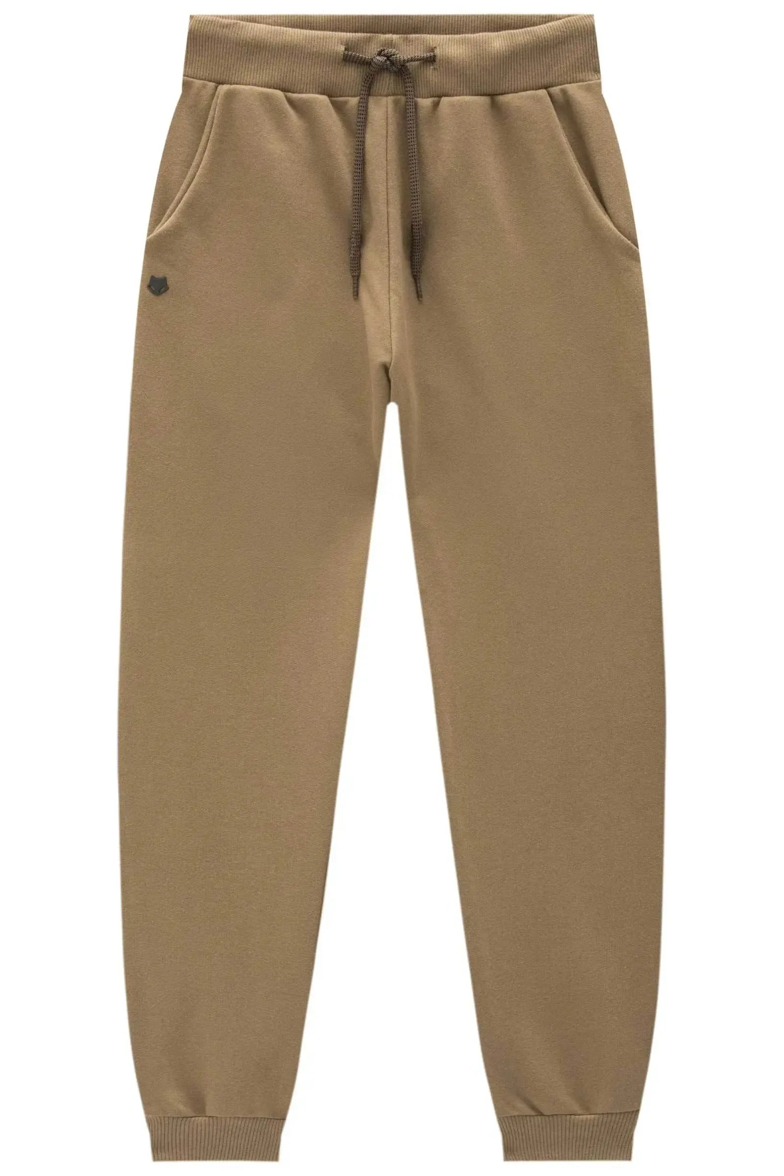 Calça Jogger em Moletom sem Pelúcia 93083 Johnny Fox Teen Menino