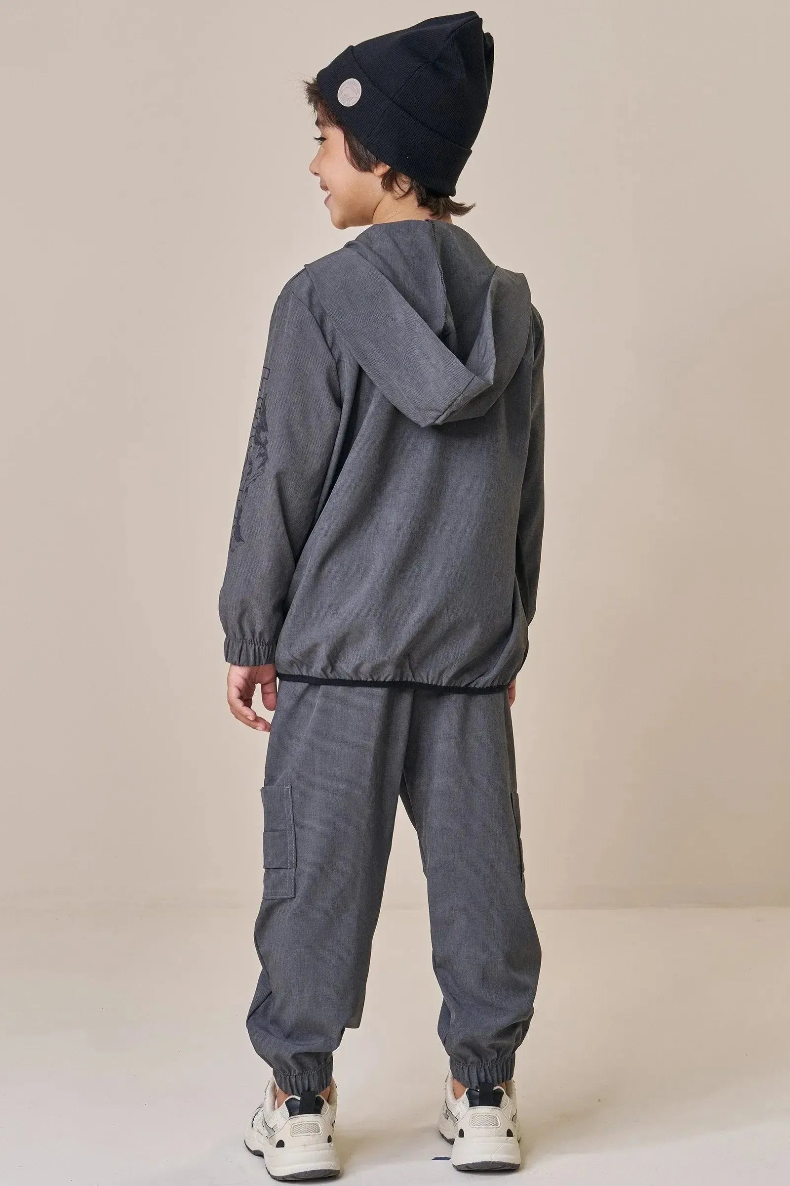 Calça Jogger em Nylon com Elastano 89374 LucBoo Infantil Menino