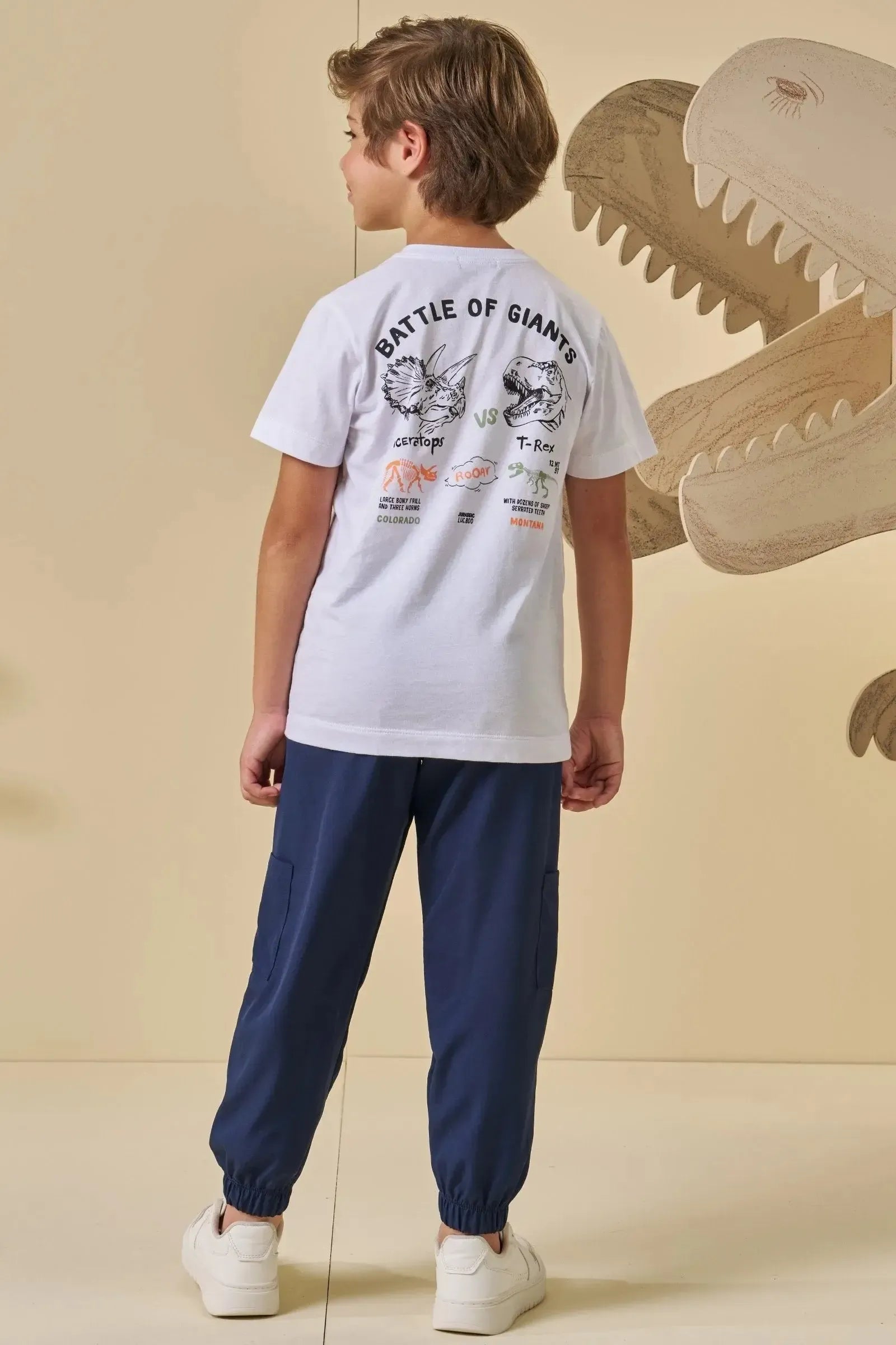 Calça Jogger em Nylon Ergonomic com Elastano 94689 LucBoo Infantil Menino
