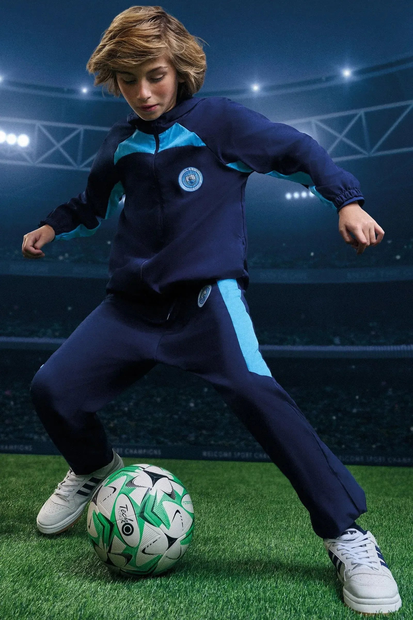 Calça Jogger em Nylon Hidronatic com Elastano 92931 Johnny Fox Teen Menino