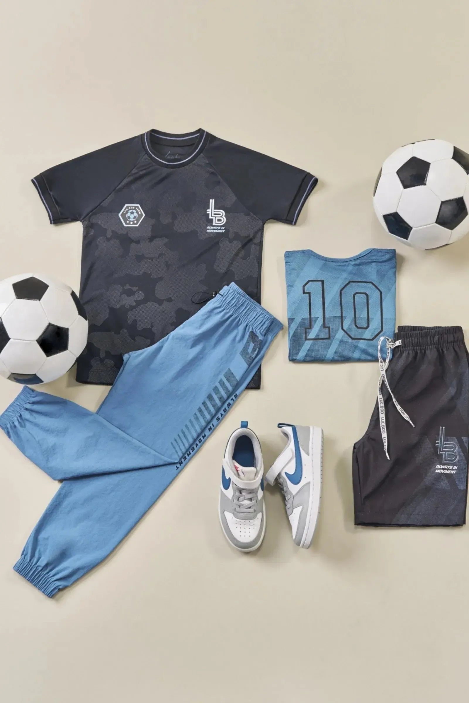 Calça Jogger em Nylon Ripstop com Elastano com Proteção UV50+ 83860 LucBoo Infantil Menino