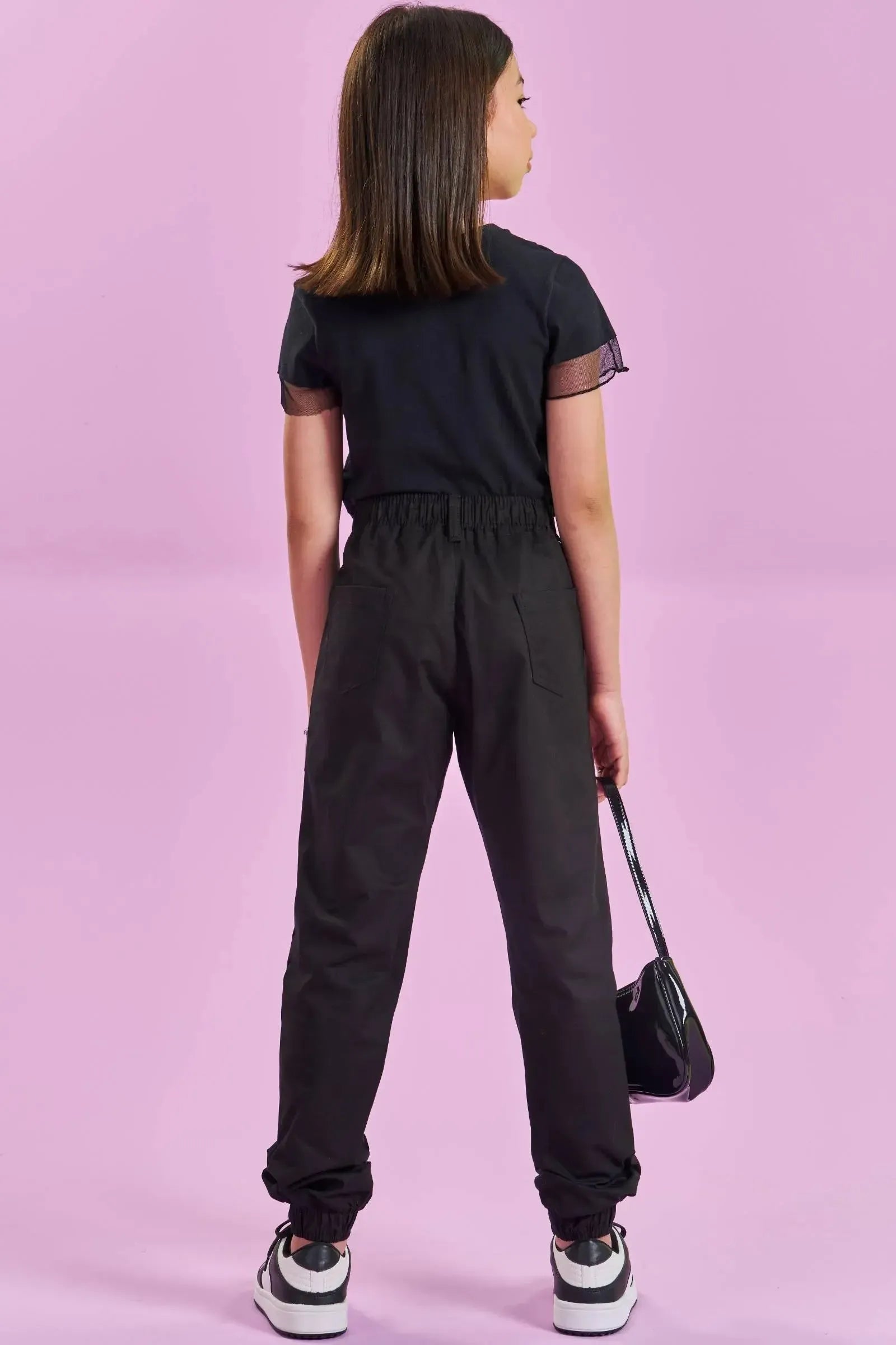 Calça Jogger em Sarja com Elastano 83405 Lilimoon Teen Menina