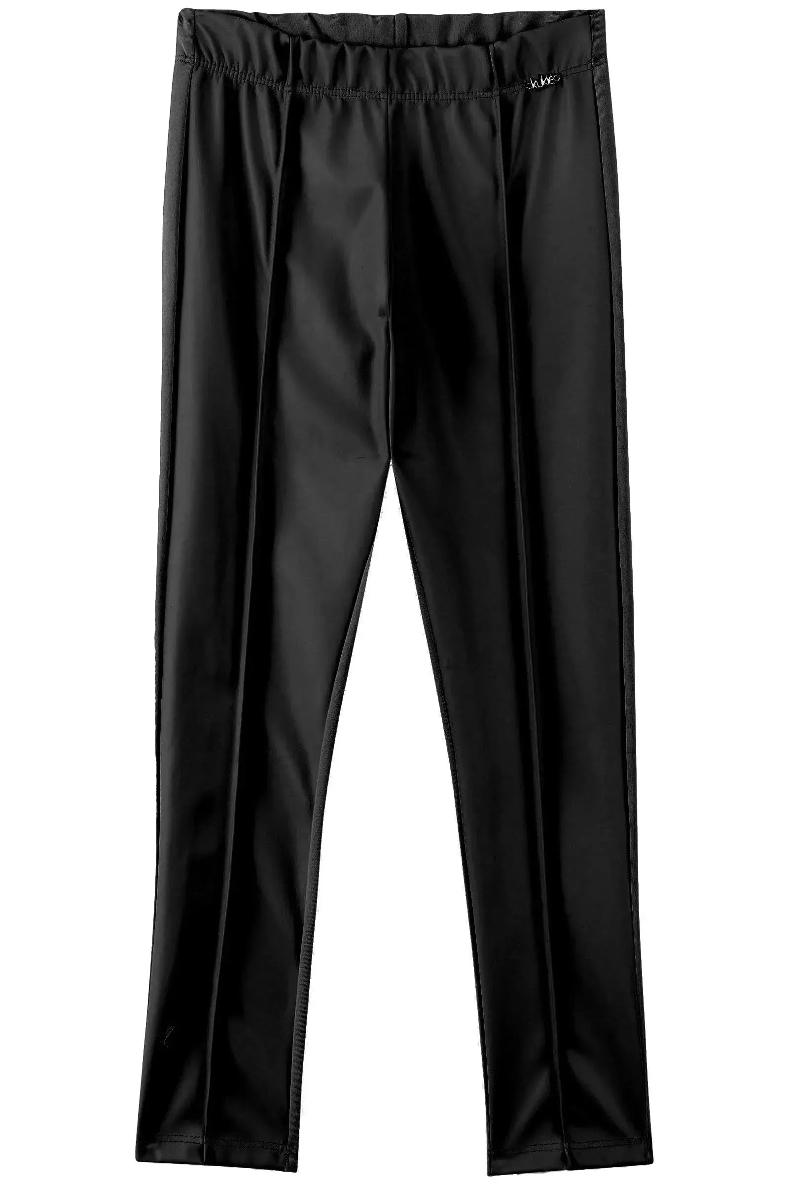 Calça Legging em Couro Eco e Termoskin Peluciado 90613 Kukiê Infantil Menina