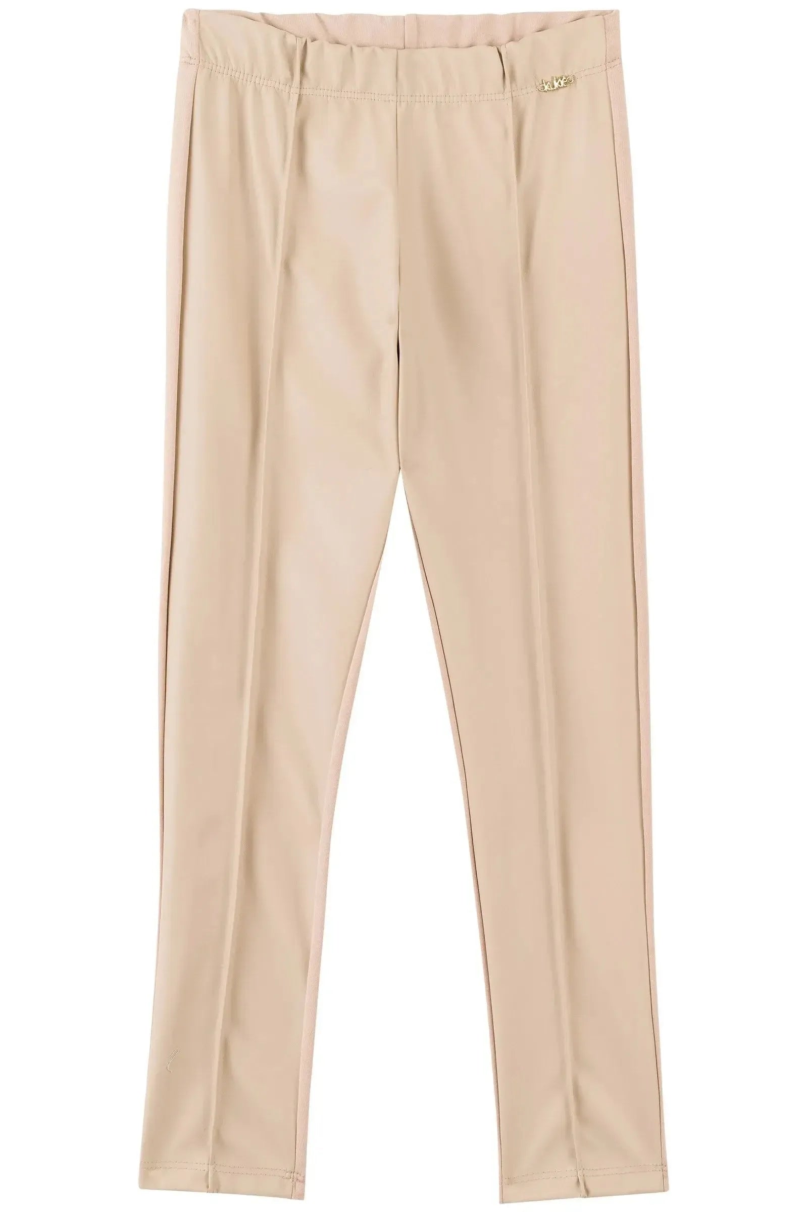 Calça Legging em Couro Eco e Termoskin Peluciado 90613 Kukiê Infantil Menina