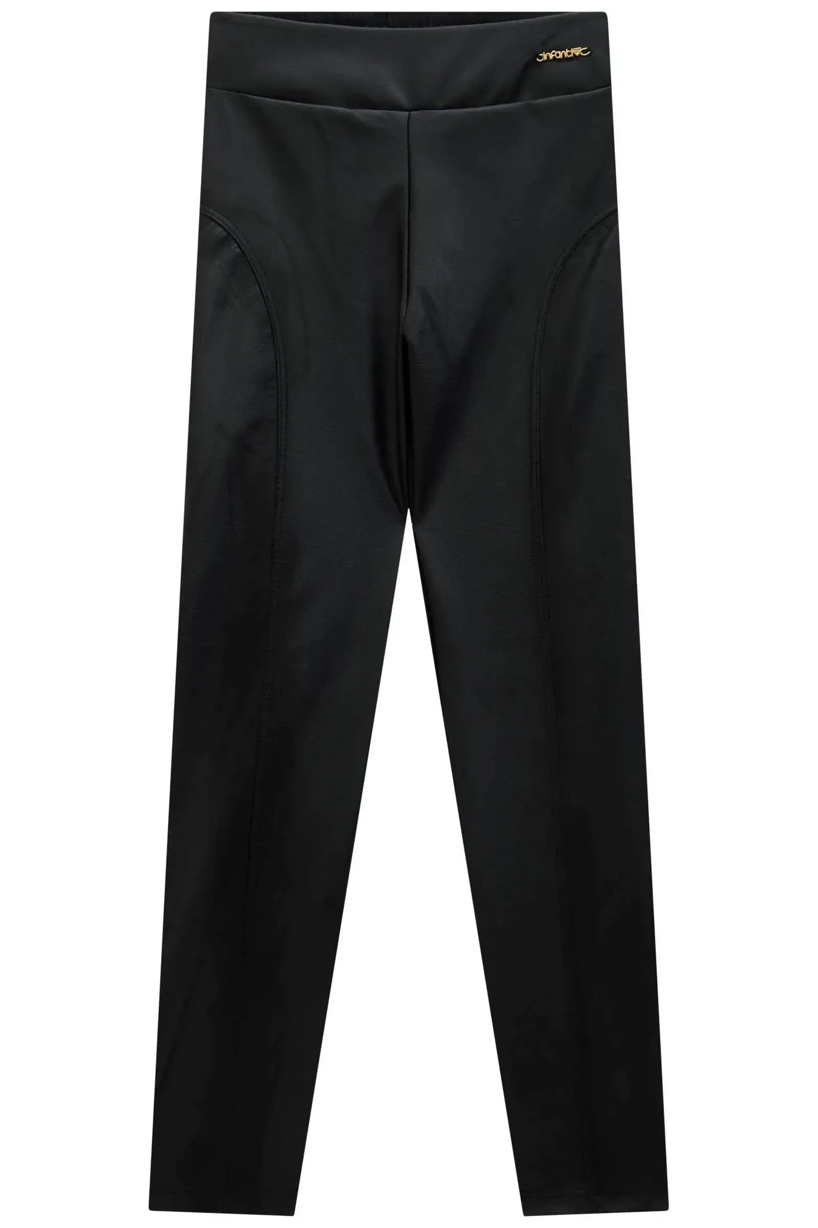 Calça Legging em Couro Sintético e Termoskin Peluciado 89223 Infanti Infantil Menina