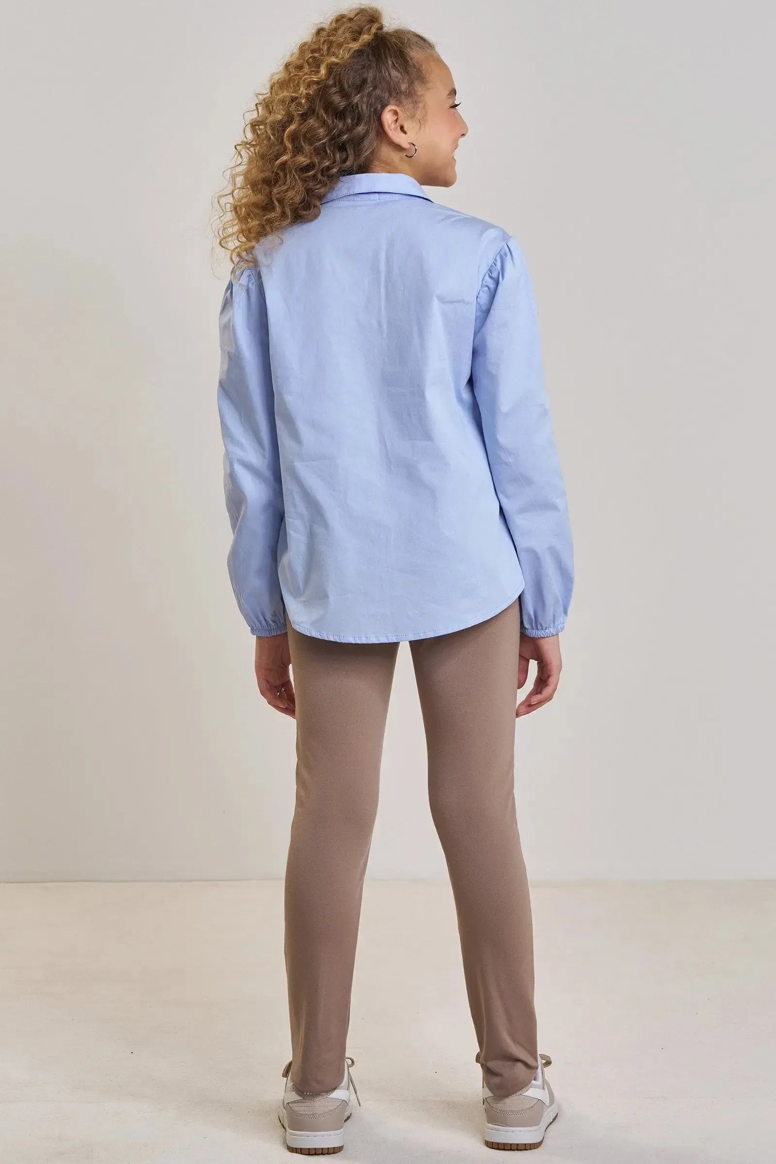 Calça Legging em Couro Sintético e Termoskin Peluciado 92409 Vic&Vicky Teen Menina
