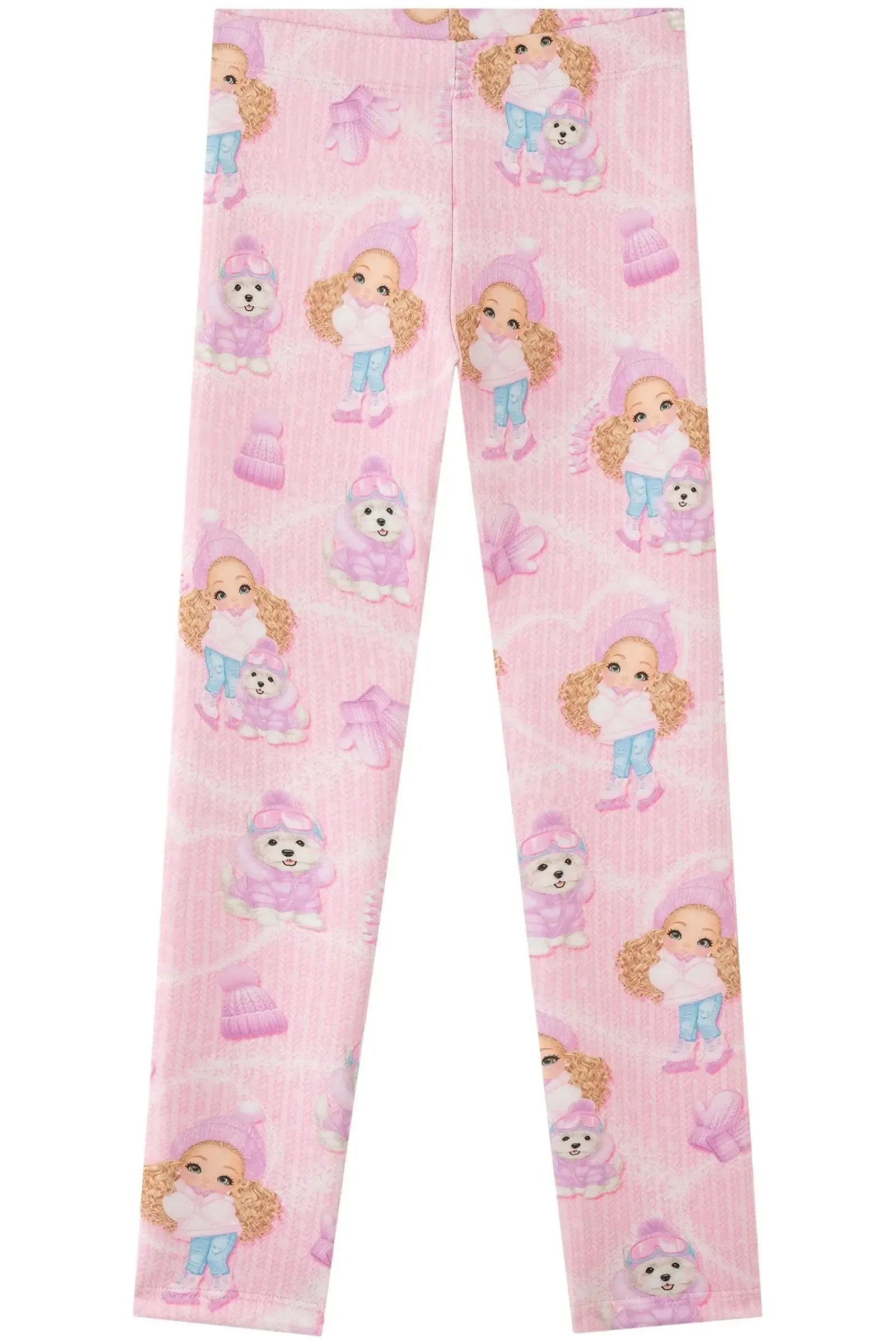 Calça Legging em Fly Tech 89563 Kukiê Infantil Menina