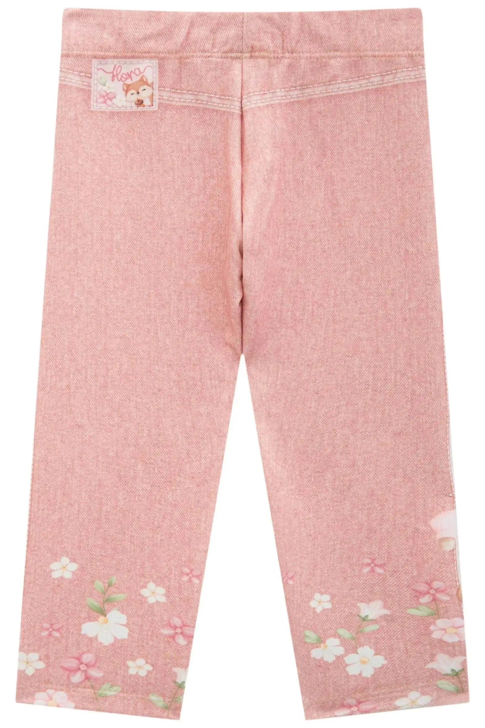 Calça Legging em Molecotton 89492 Infanti Bebê Menina