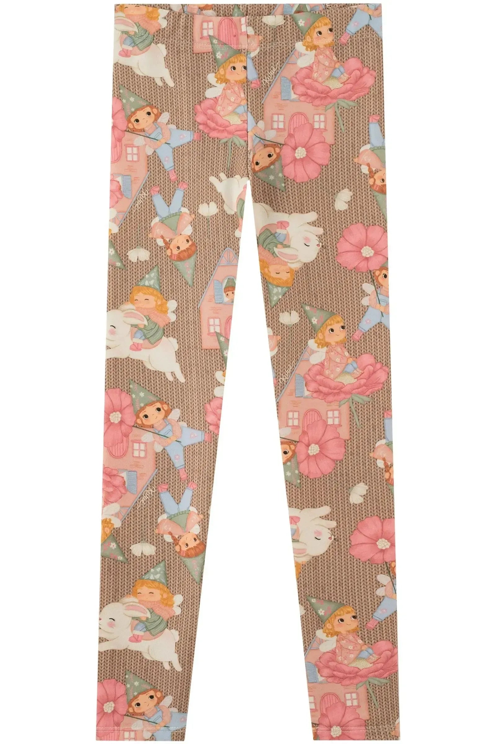 Calça Legging em Molecotton 89903 Kukiê Infantil Menina