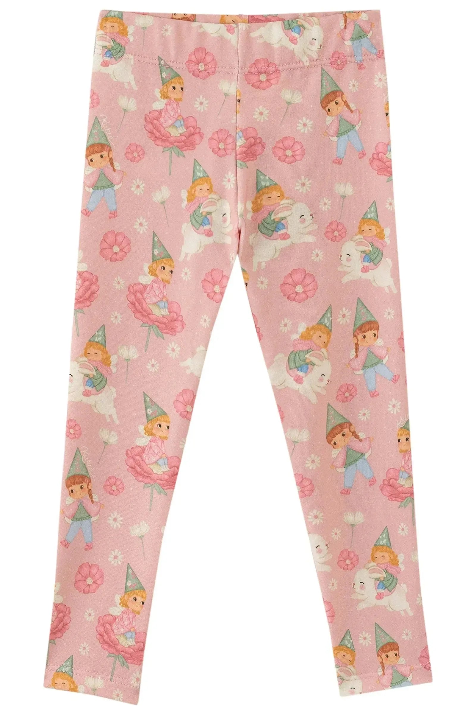 Calça Legging em Molecotton 89920 Kukiê Bebê Menina