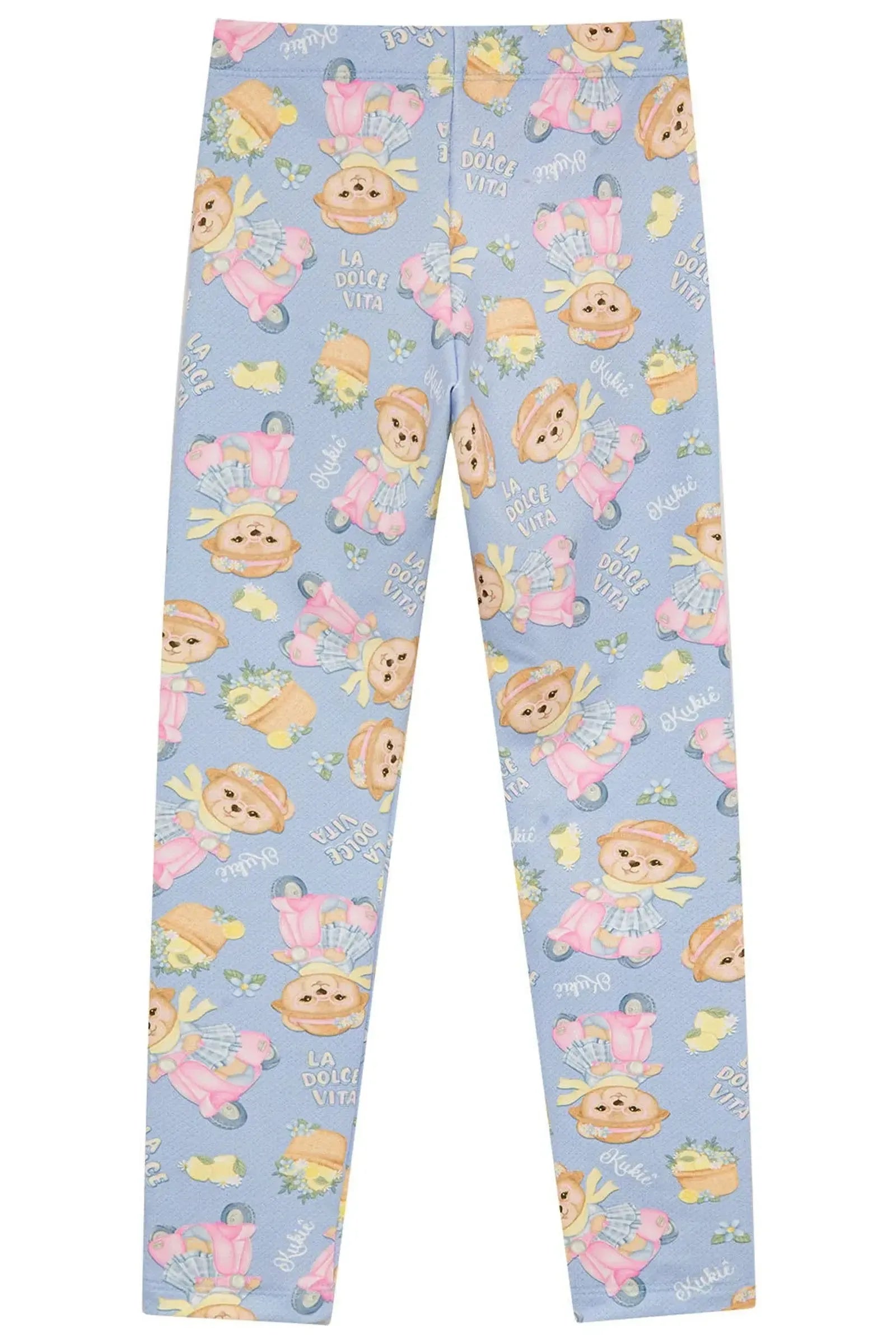 Calça Legging em Molecotton 95608 Kukiê Infantil Menina