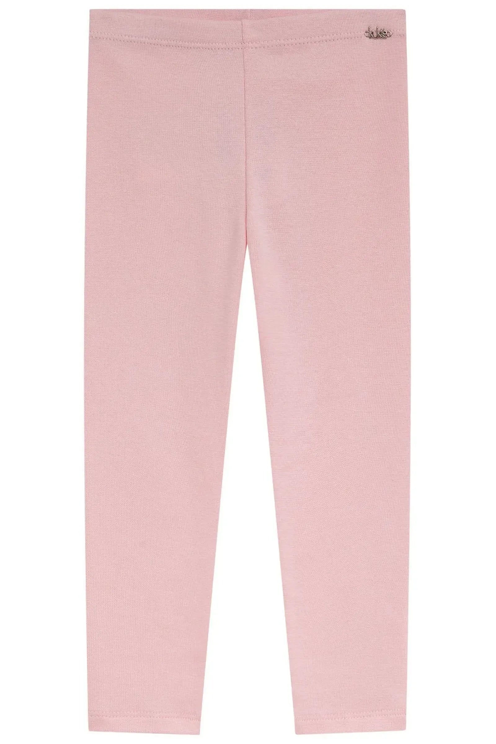 Calça Legging em Ribana 1x1 94703 Kukiê Bebê Menina