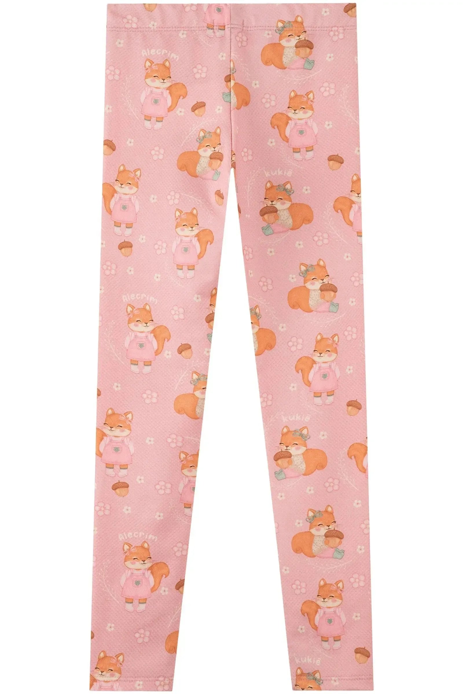 Calça Legging em Termoskin Peluciado 89901 Kukiê Infantil Menina