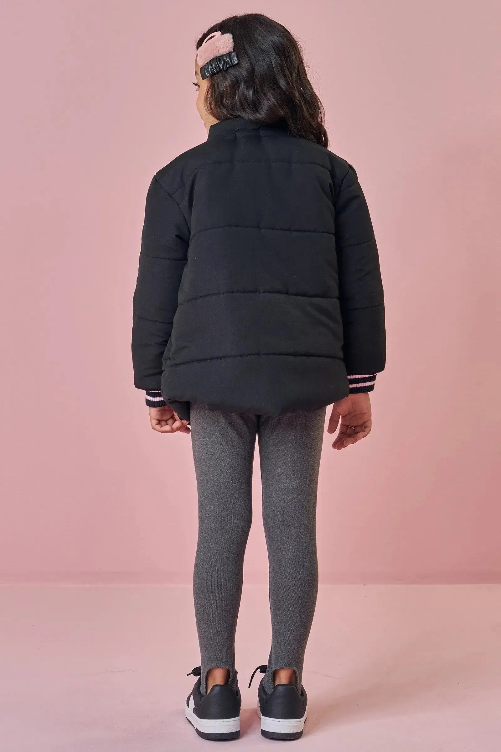 Calça Legging Fuseau em Canelado Comfy 89254 Kukiê Infantil Menina