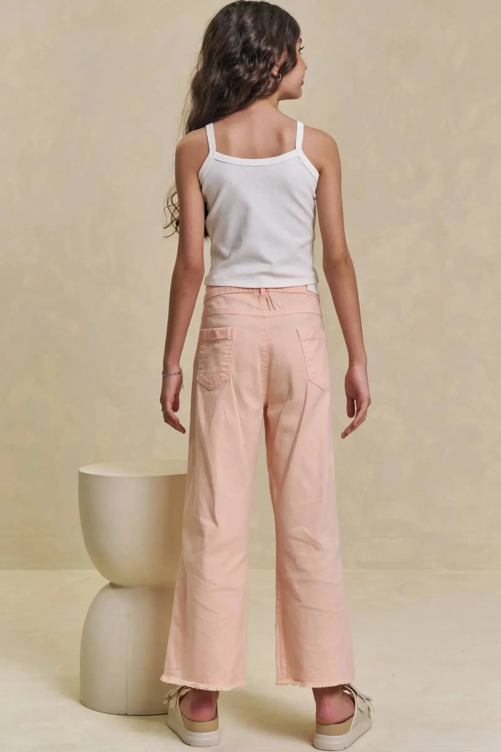 Calça Midi em Sarja com Elastano 94408 Lilimoon Teen Menina