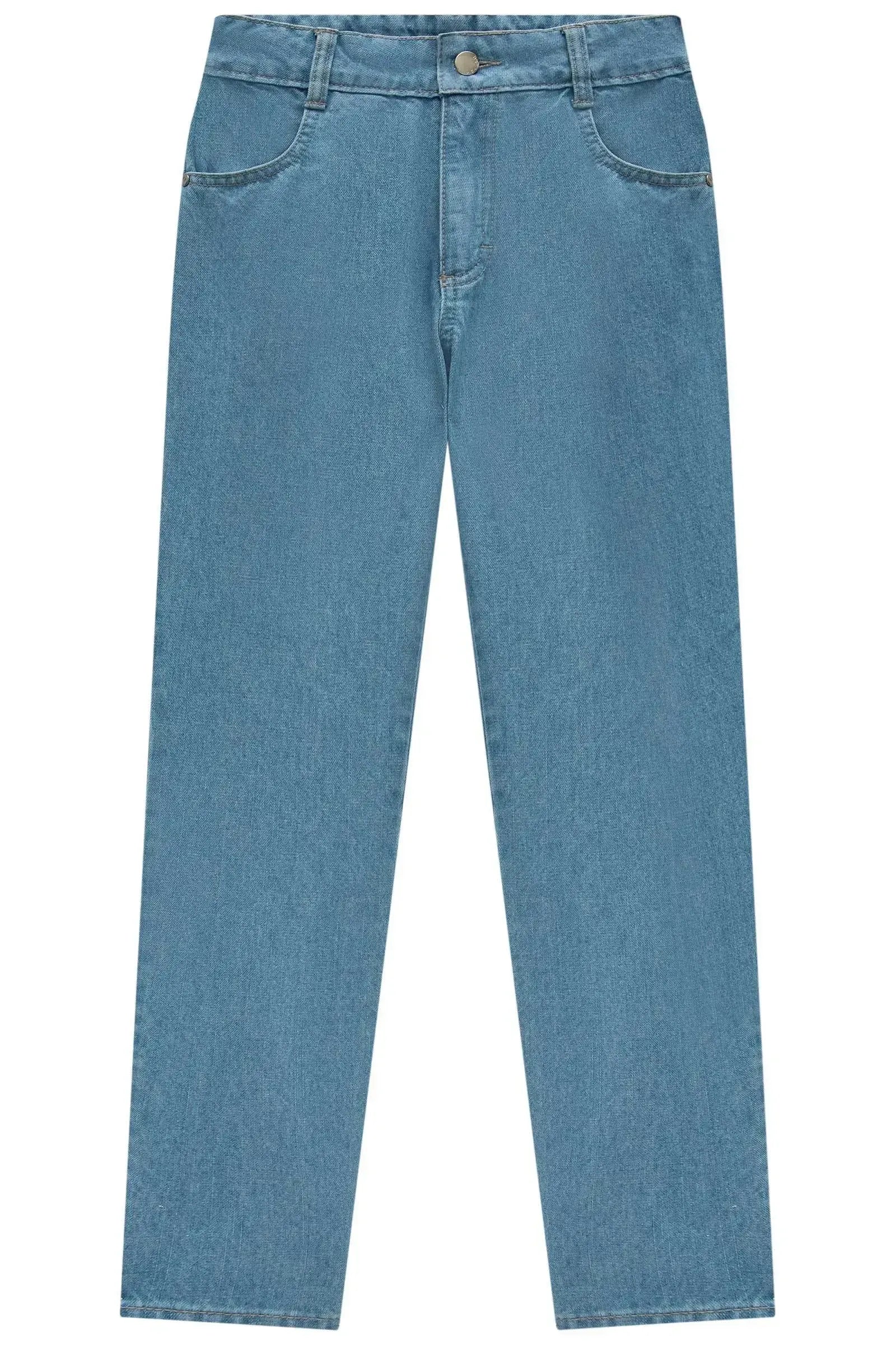 Calça Mom em Jeans 83723 Vic&Vicky Teen Menina