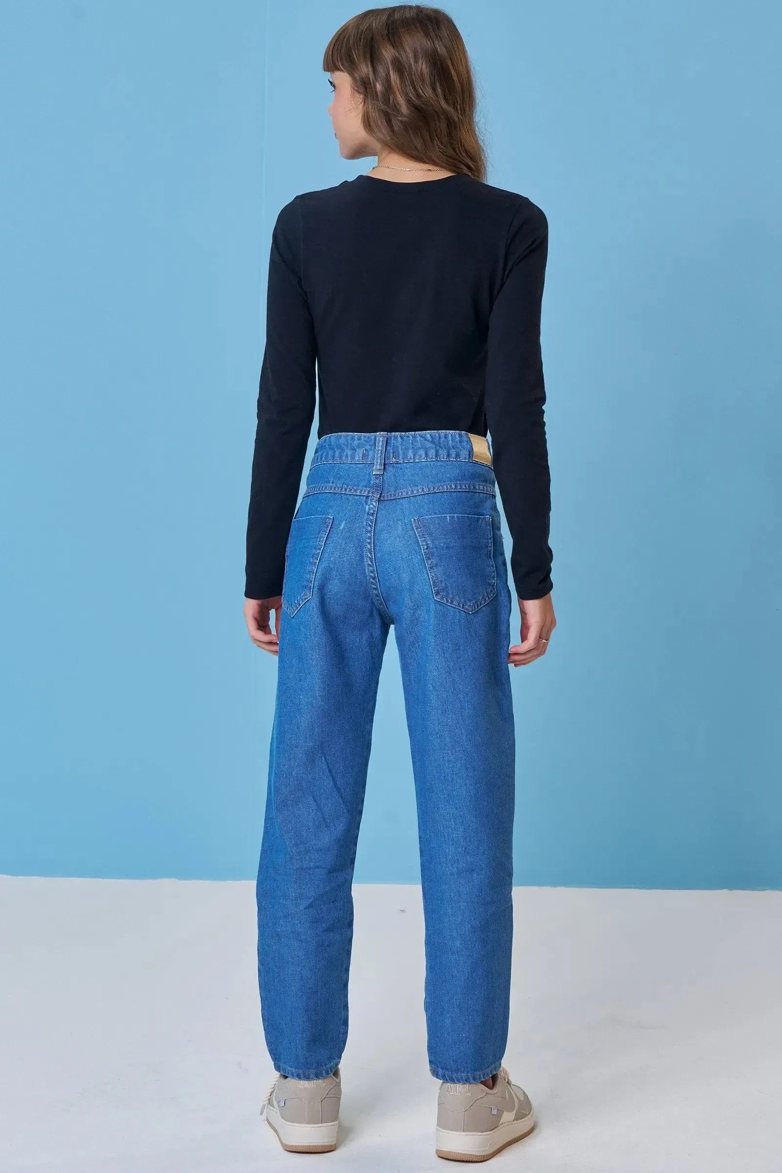 Calça Mom em Jeans Arkansas 90862 Vic&Vicky Teen Menina