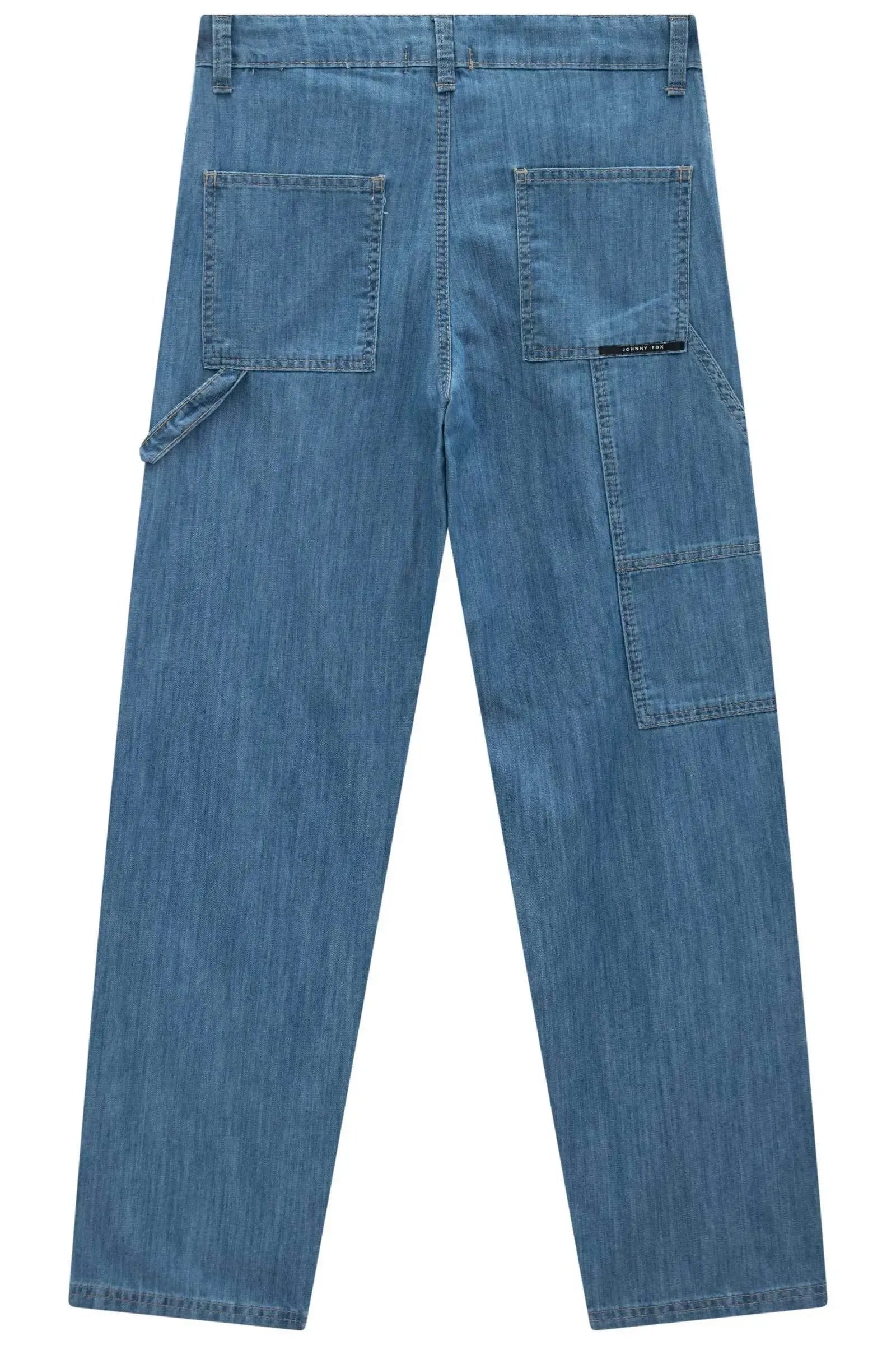 Calça Over em Jeans Benício 97298 Johnny Fox Teen Menino