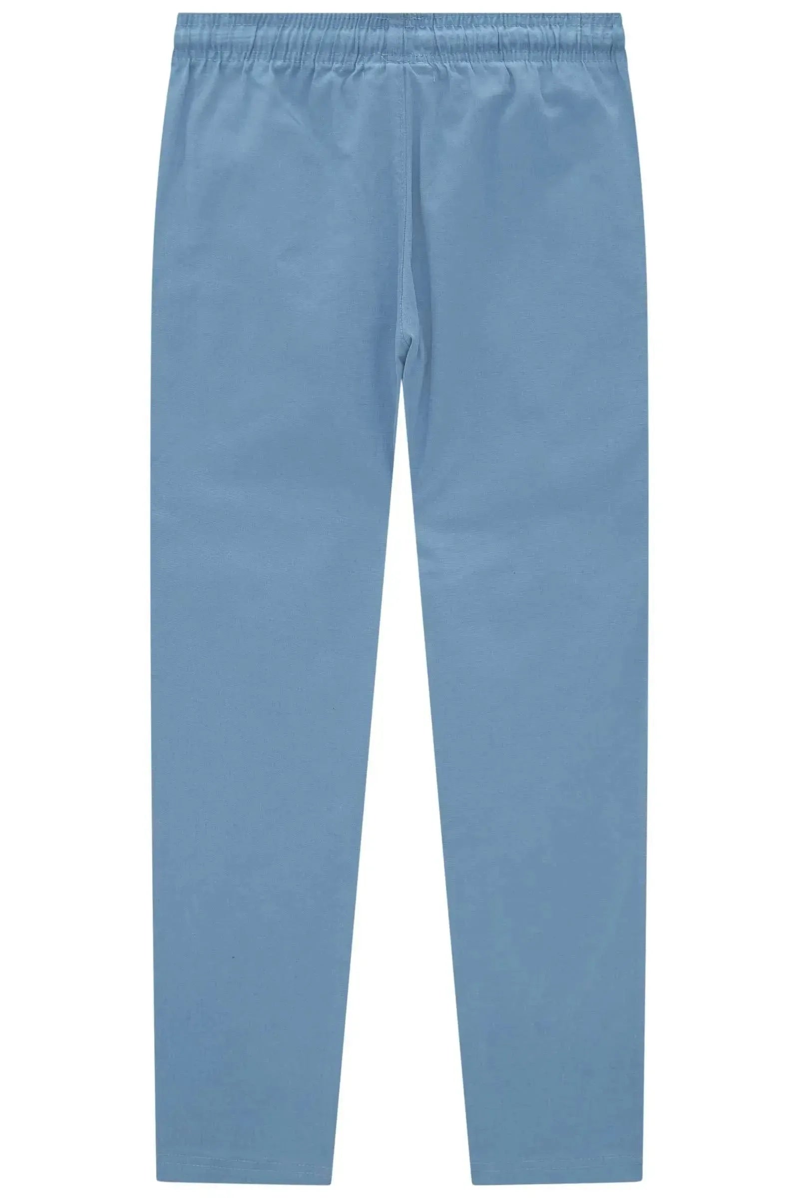 Calça Reta em Linho Santorine com Elastano 83802 Johnny Fox Teen Menino