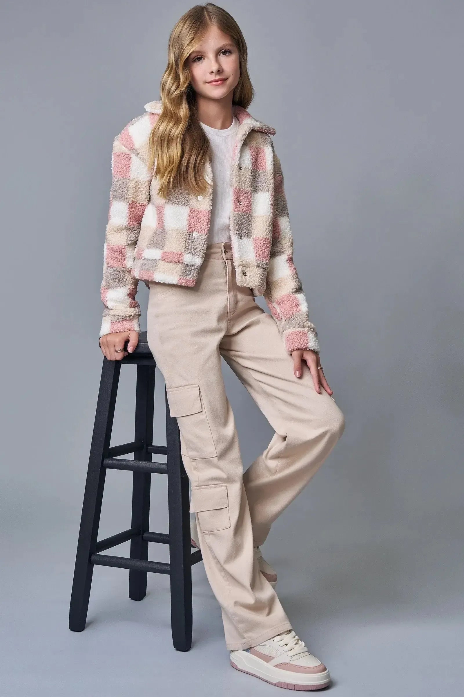 Calça Reta em Sarja com Elastano 90334 Lilimoon Teen Menina