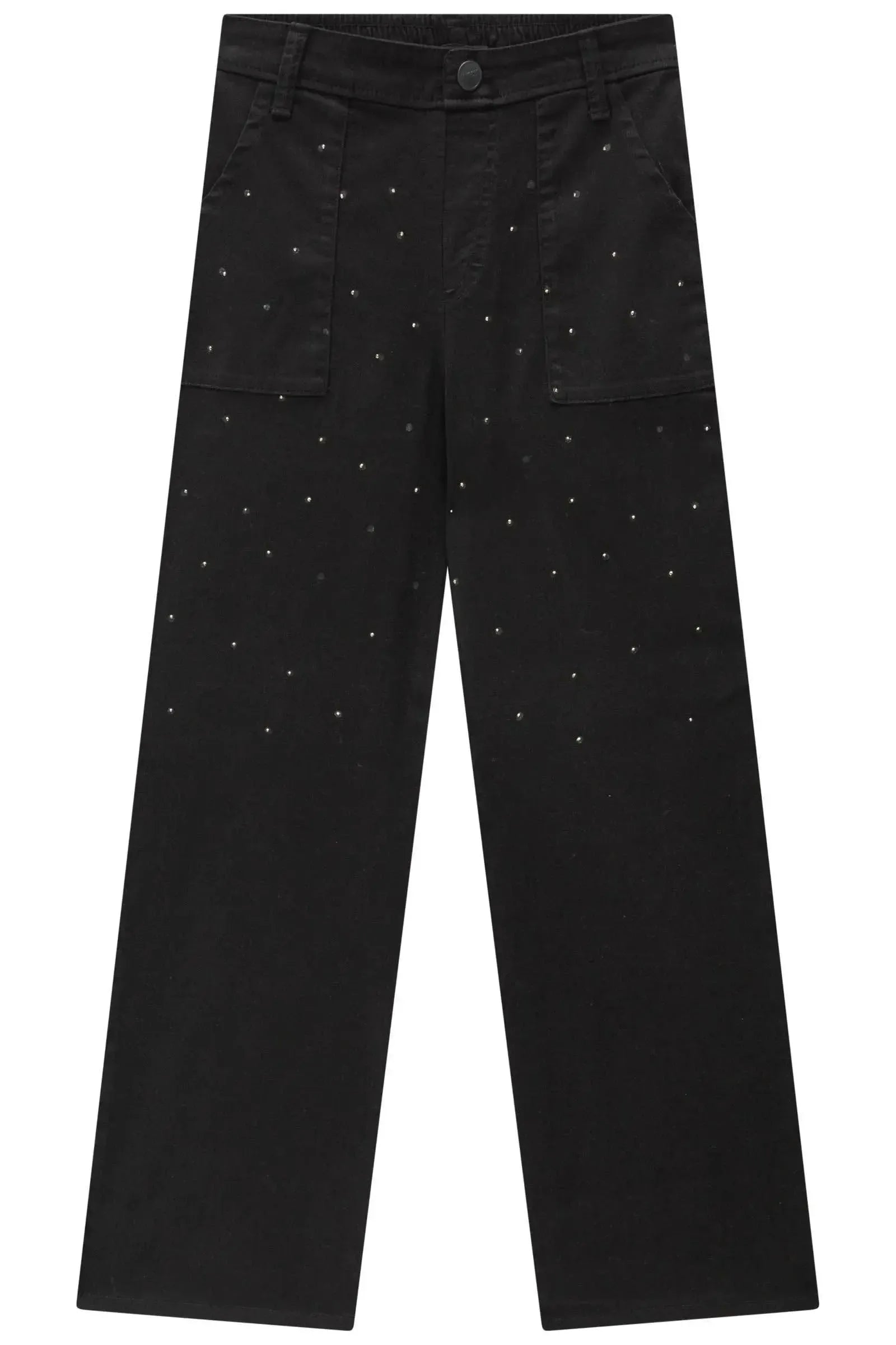 Calça Reta em Sarja com Elastano 90413 Lilimoon Teen Menina