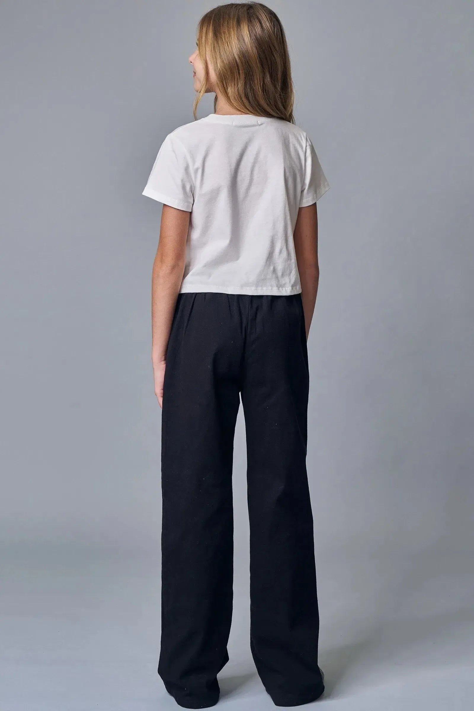Calça Reta em Sarja com Elastano 90413 Lilimoon Teen Menina