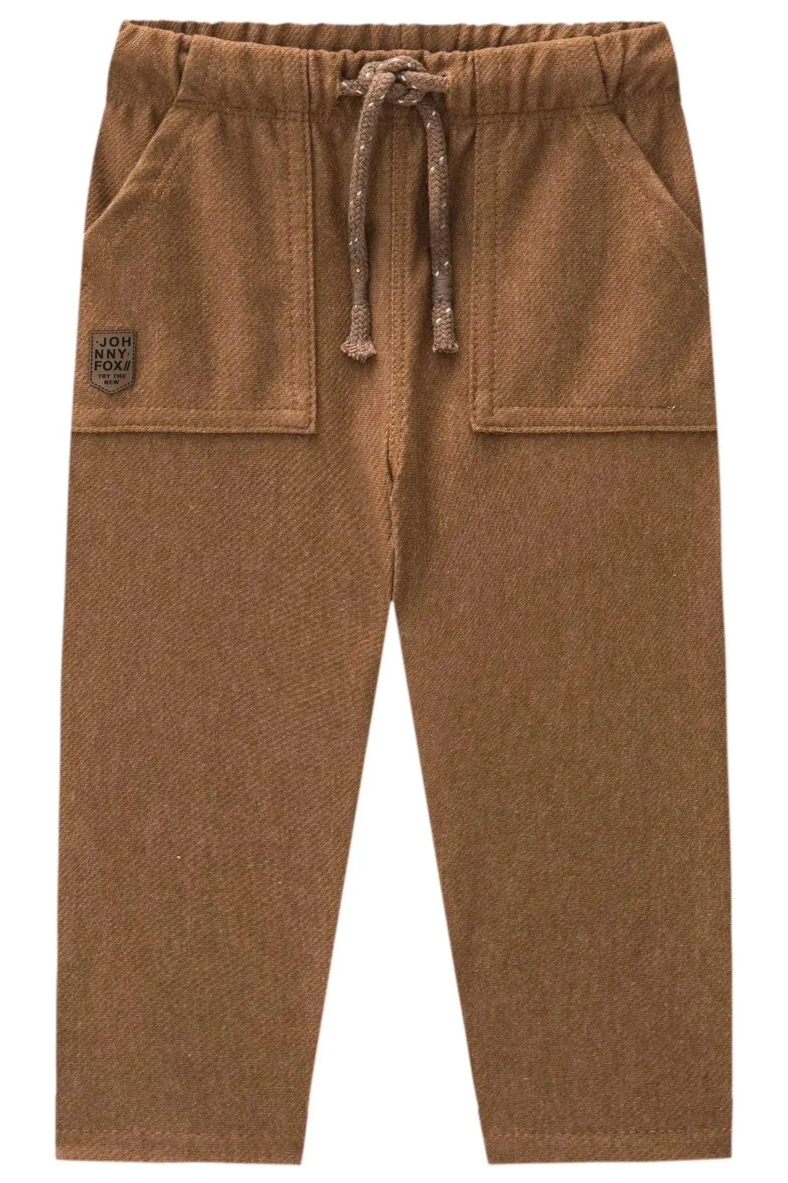 Calça Skinny em Cotton Jeans com Elastano 90641 Johnny Fox Bebê Menino