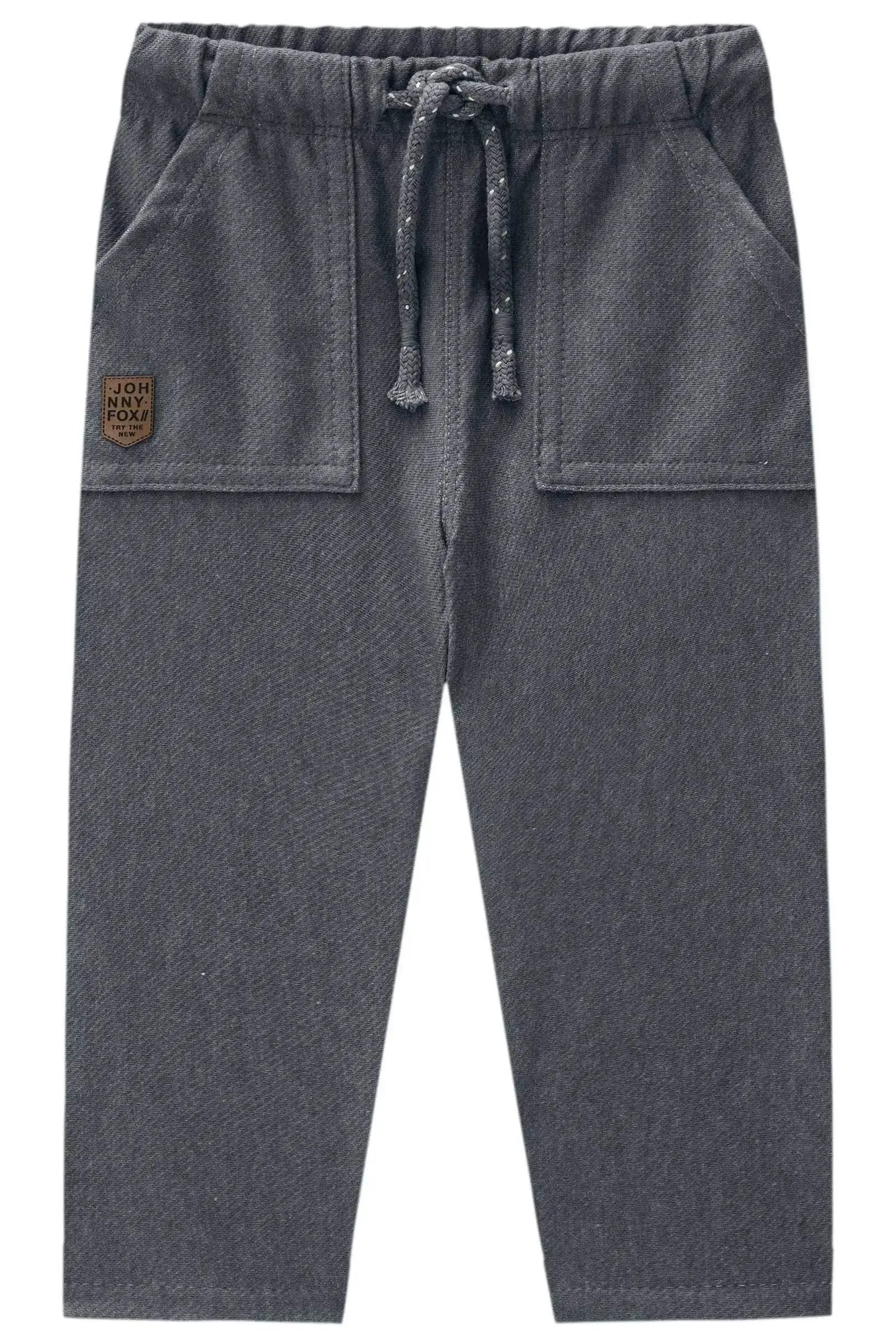 Calça Skinny em Cotton Jeans com Elastano 90641 Johnny Fox Bebê Menino