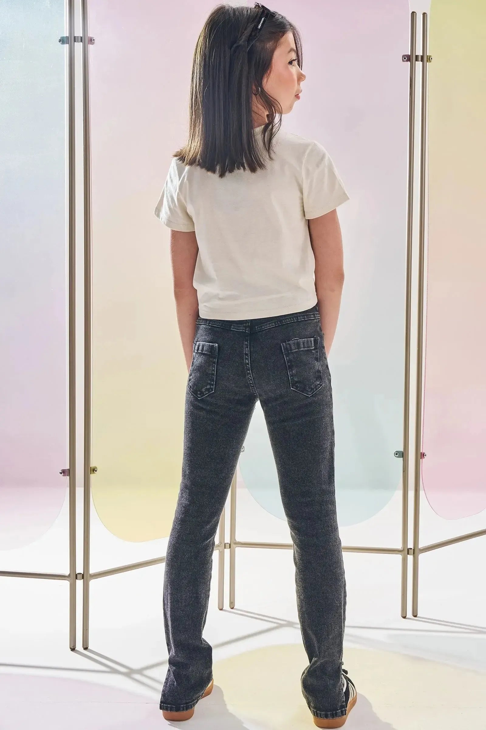 Calça Skinny em Jeans com Elastano 83417 Lilimoon Teen Menina