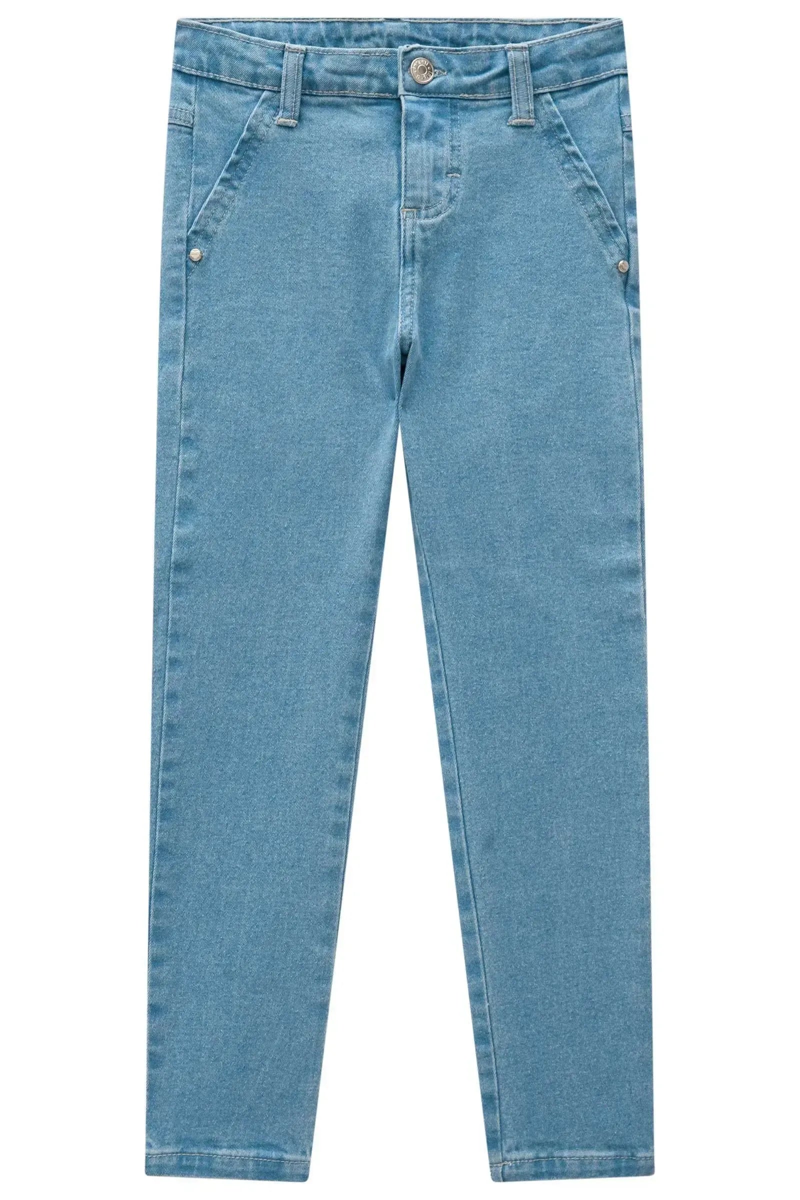 Calça Skinny em Jeans com Elastano 85263 Infanti Infantil Menina