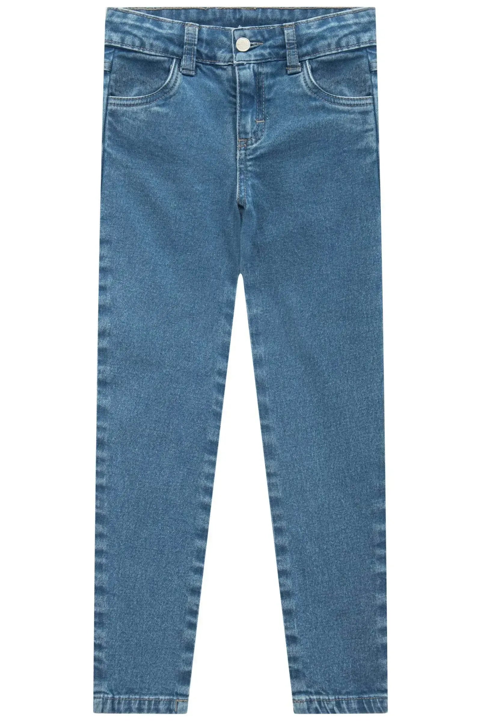 Calça Skinny em Jeans com Elastano 89454 Infanti Infantil Menina