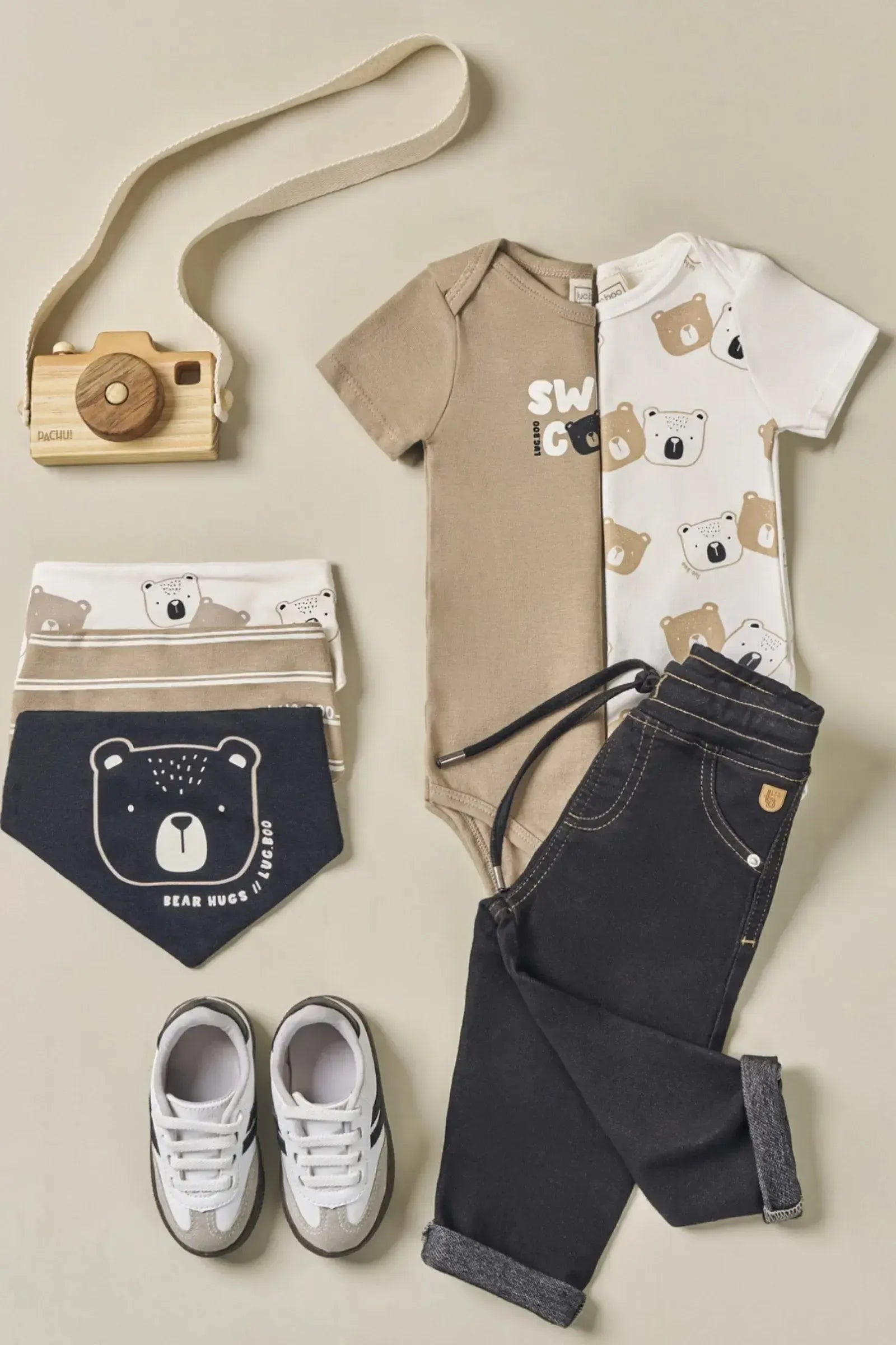 Calça Skinny em Sarja Soft com Elastano 84538 LucBoo Bebê Menino