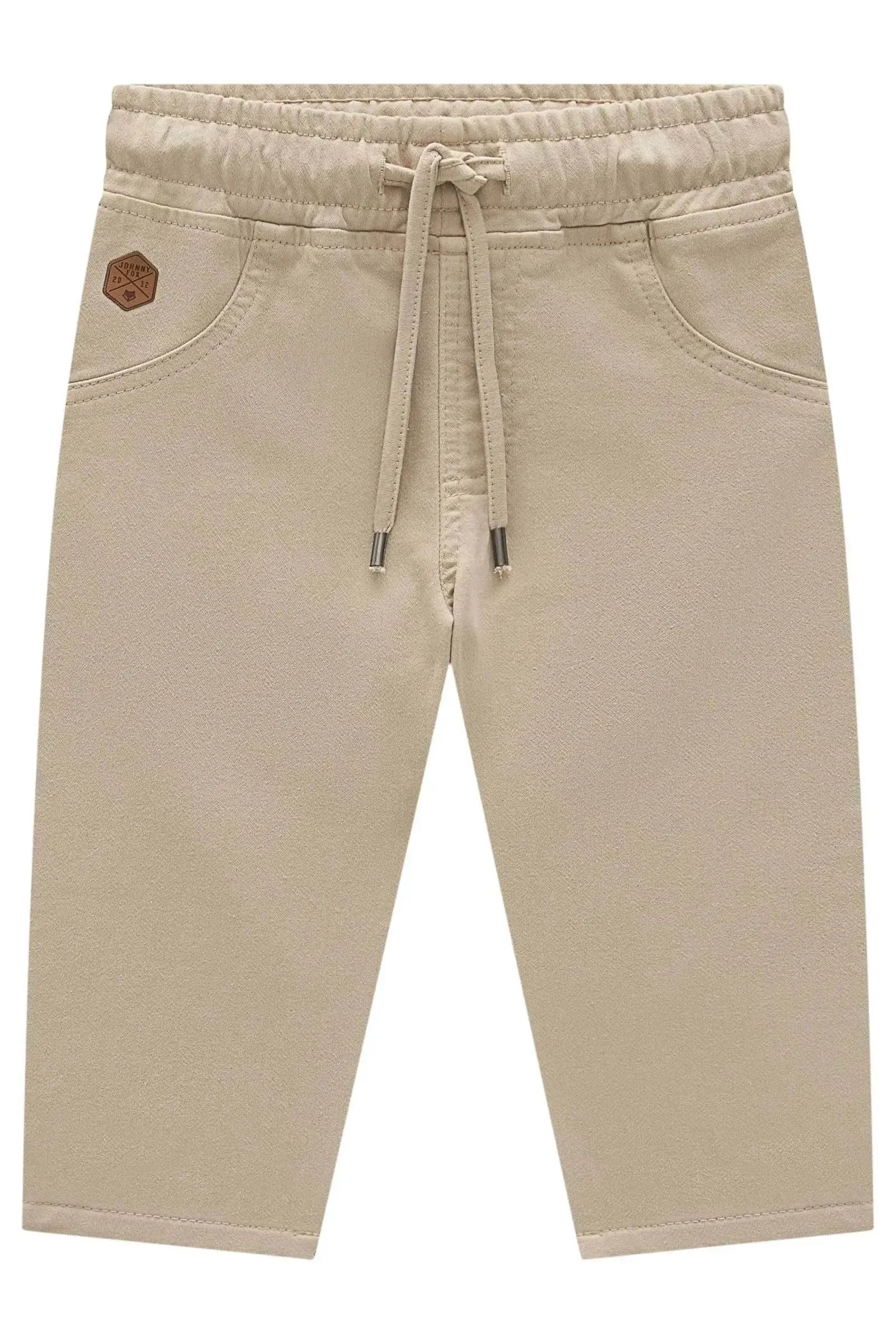 Calça Skinny em Sarja Squash com Elastano 94860 Johnny Fox Teen Menino