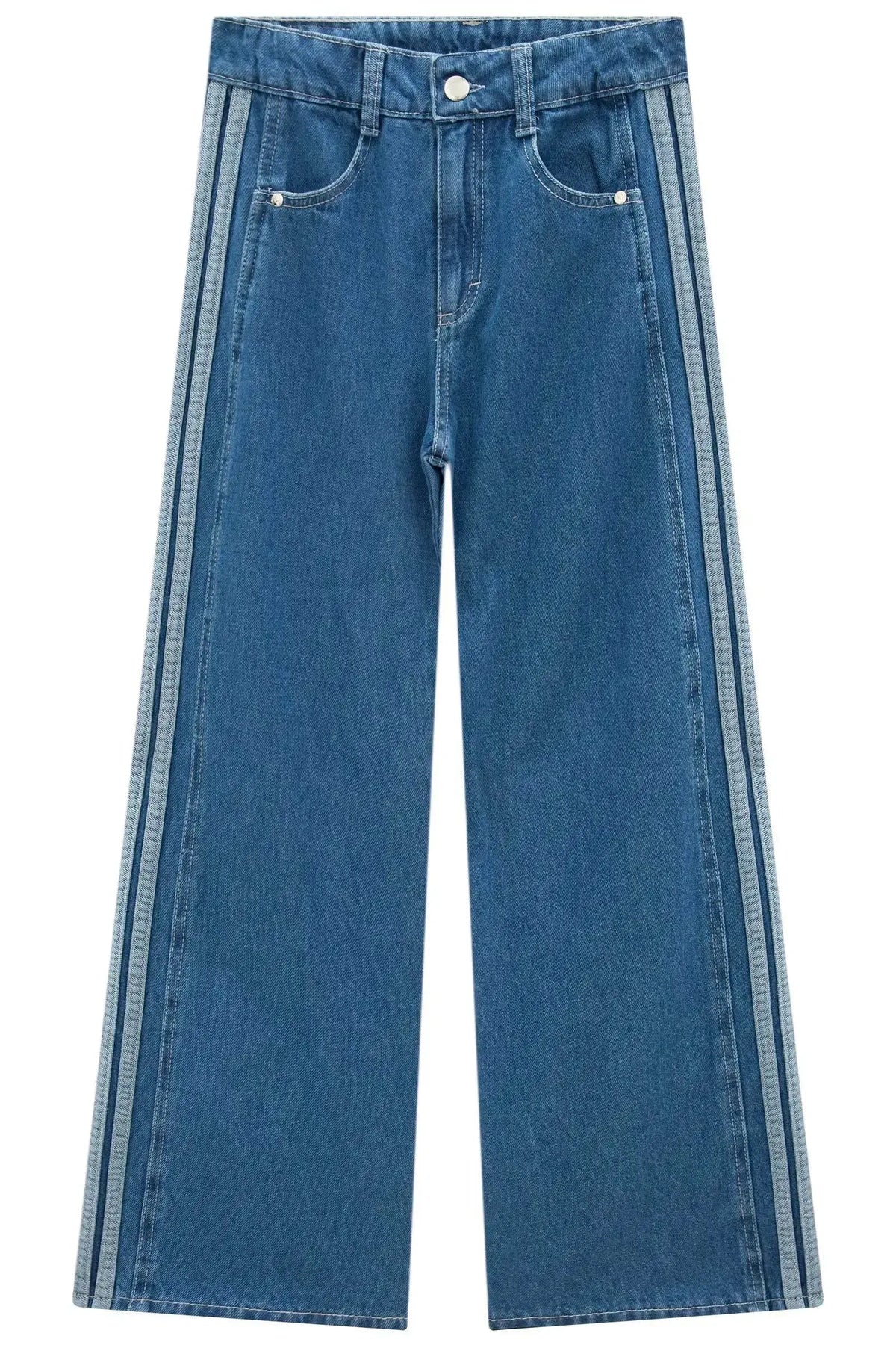 Calça Wide Leg em Jeans 97951 Vic Teen Menina