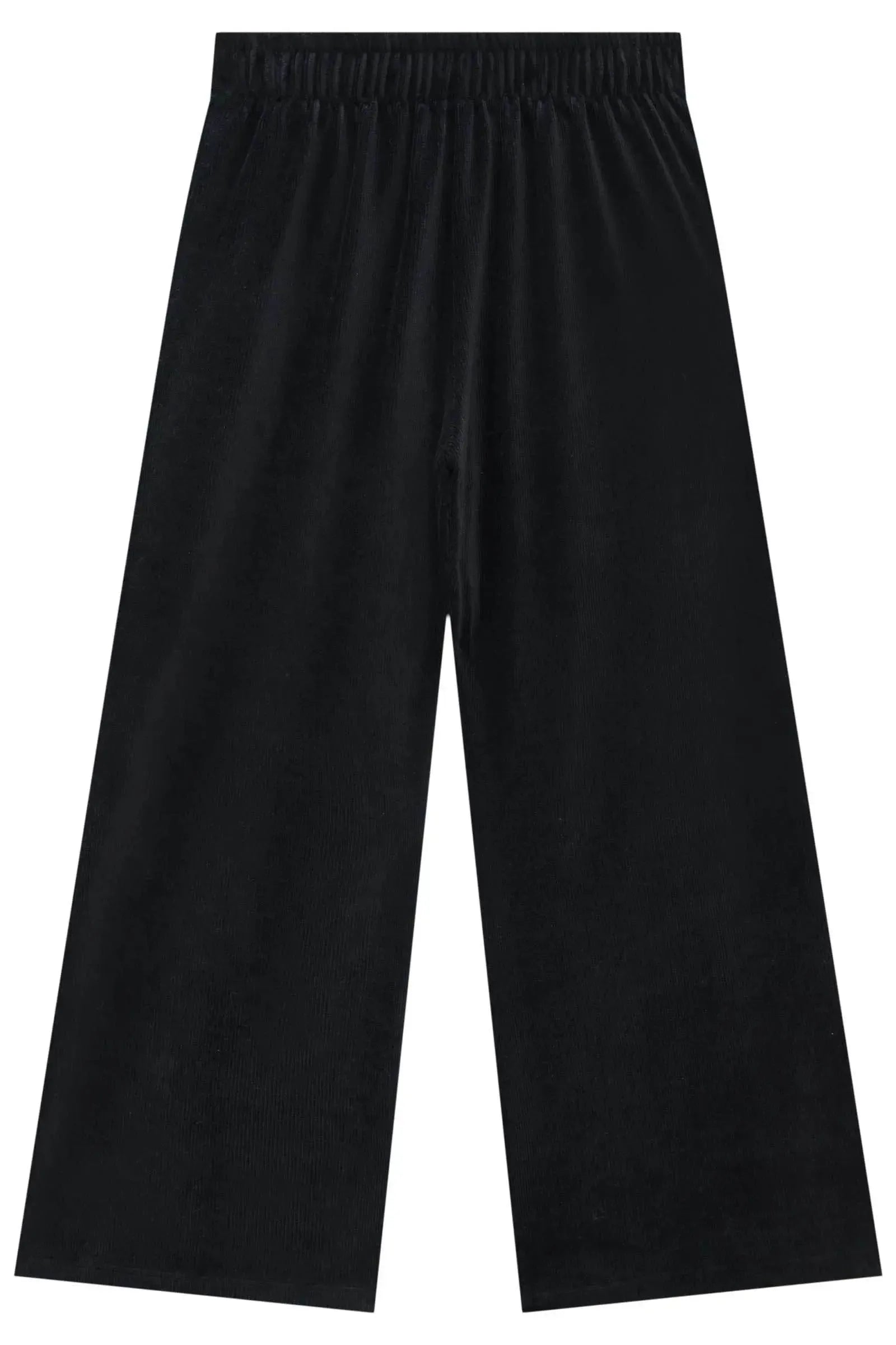 Calça Wide Leg em Malha Cotelê 90330 Infanti Infantil Menina
