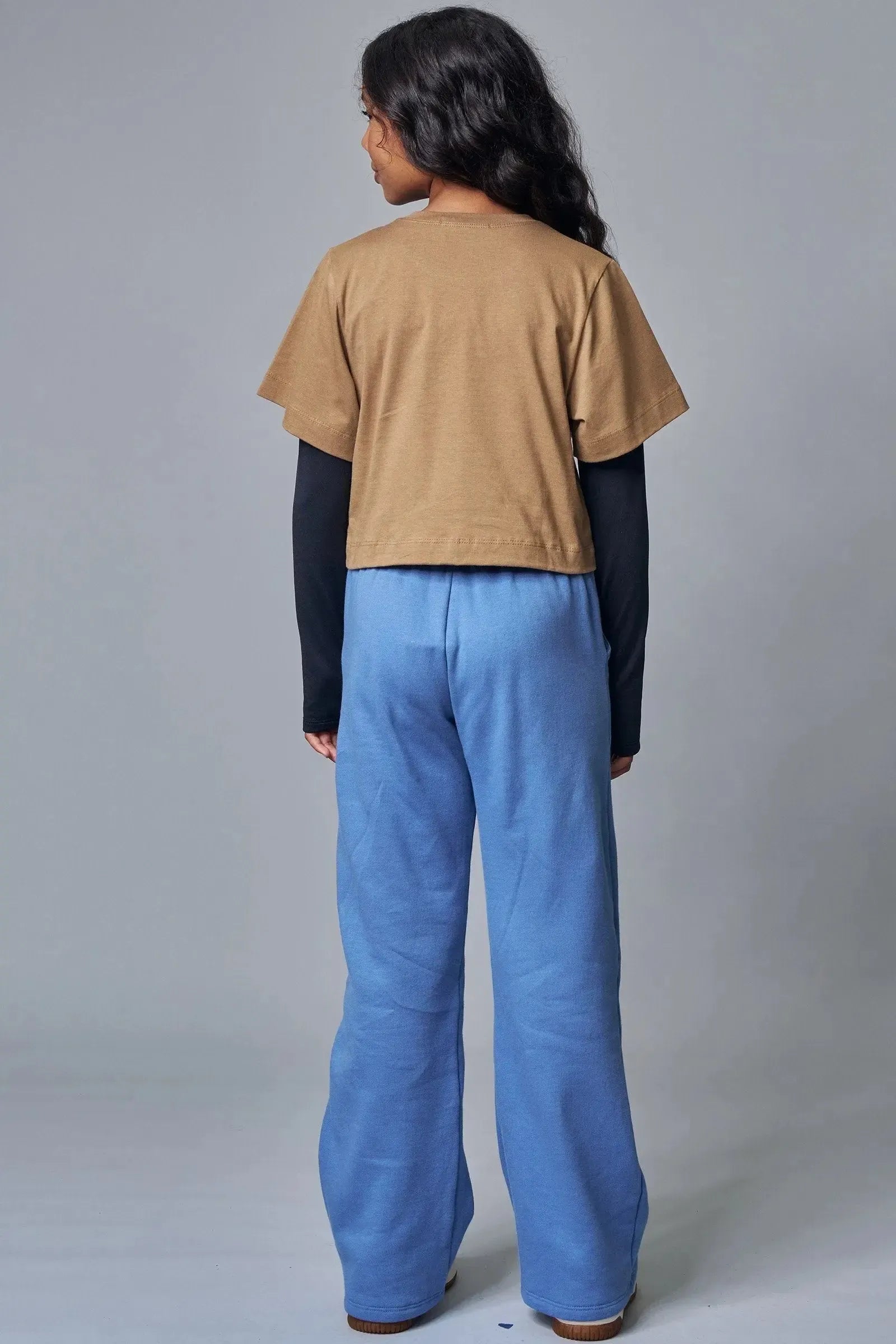 Calça Wide Leg em Moletom com Pelúcia 90391 Lilimoon Teen Menina