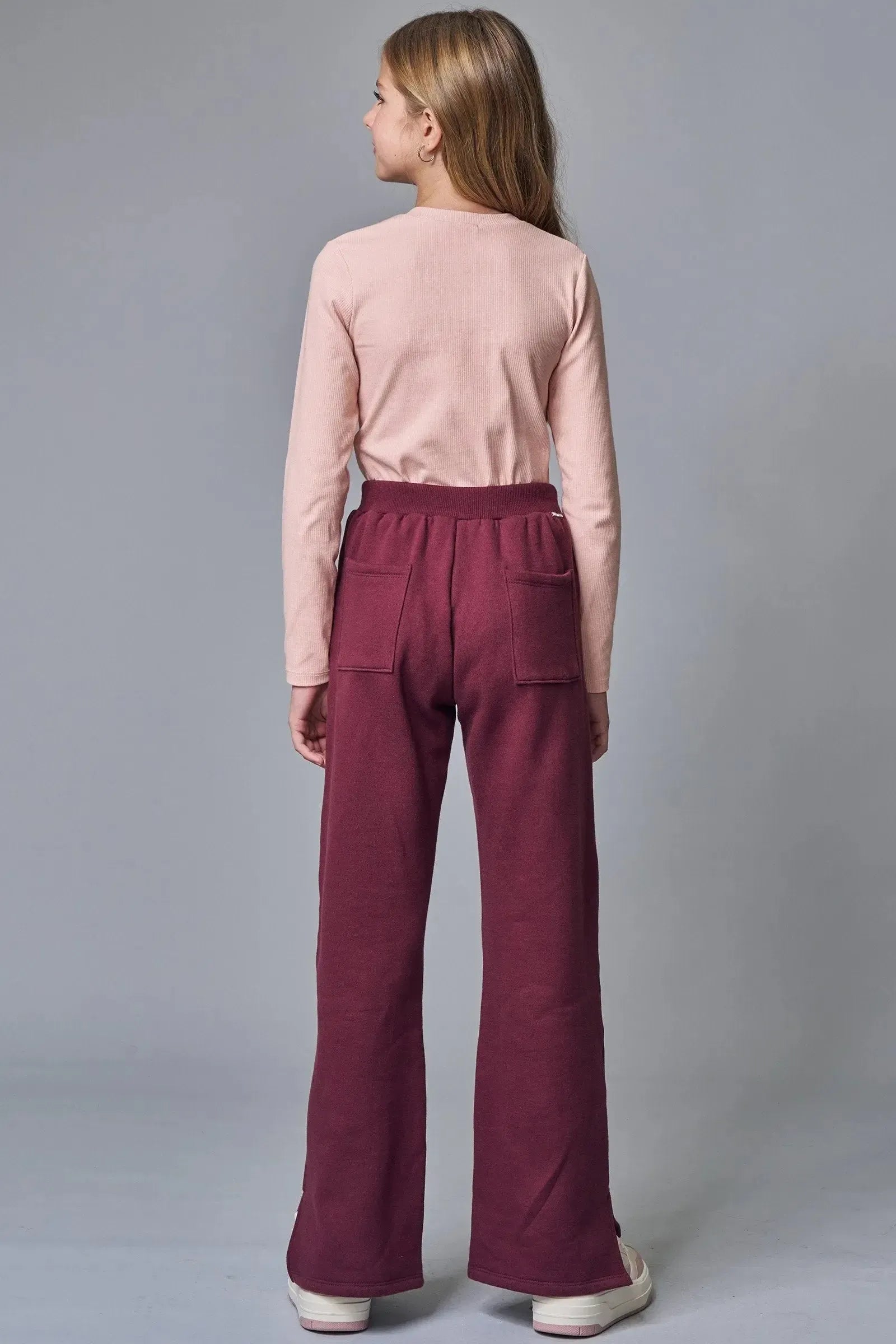 Calça Wide Leg em Moletom com Pelúcia 90410 Lilimoon Teen Menina