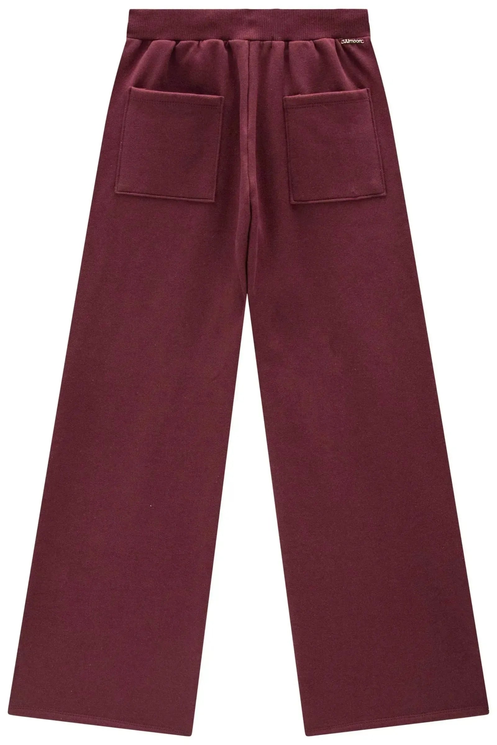 Calça Wide Leg em Moletom com Pelúcia 90410 Lilimoon Teen Menina