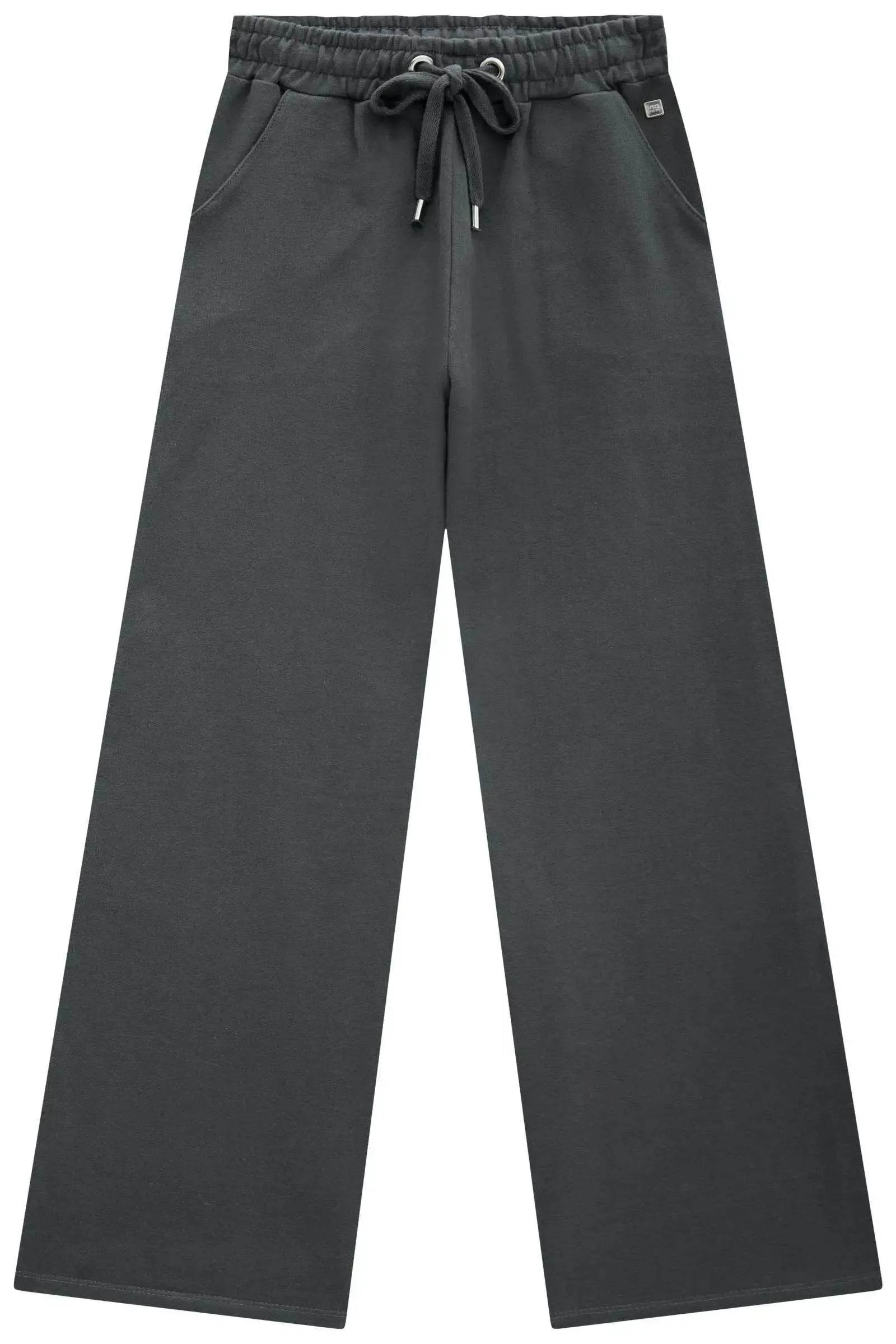 Calça Wide Leg em Moletom sem Pelúcia 90595 Vic&Vicky Teen Menina
