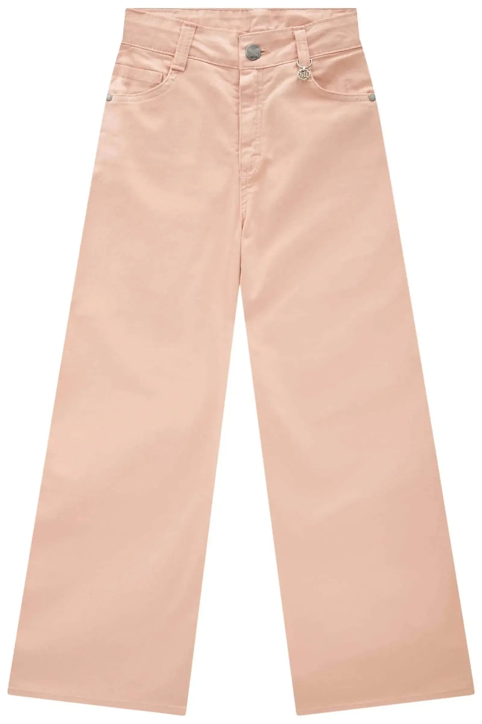 Calça Wide Leg em Sarja com Elastano 90340 Lilimoon Teen Menina