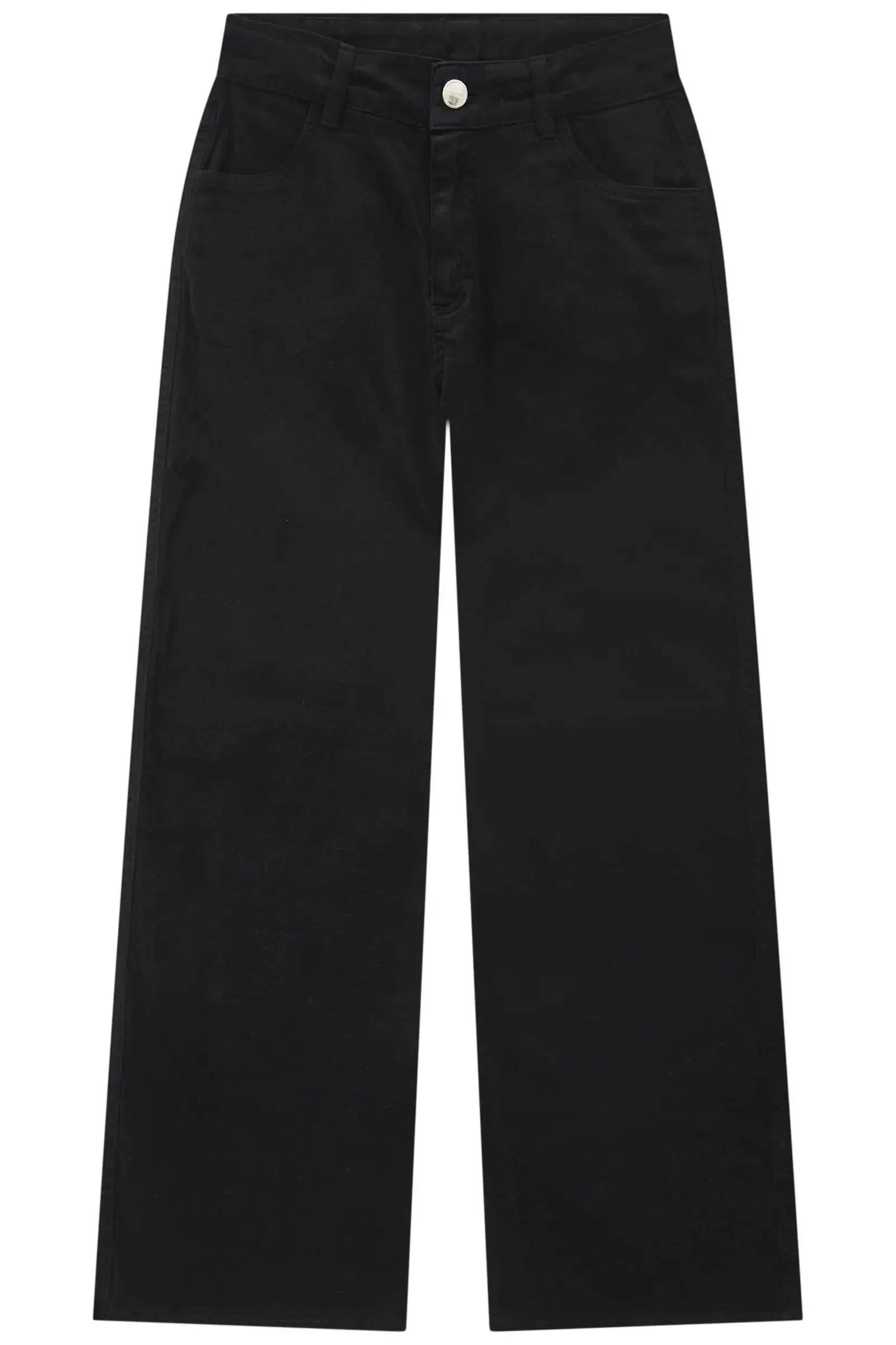Calça Wide Leg em Sarja com Elastano 94409 Lilimoon Teen Menina