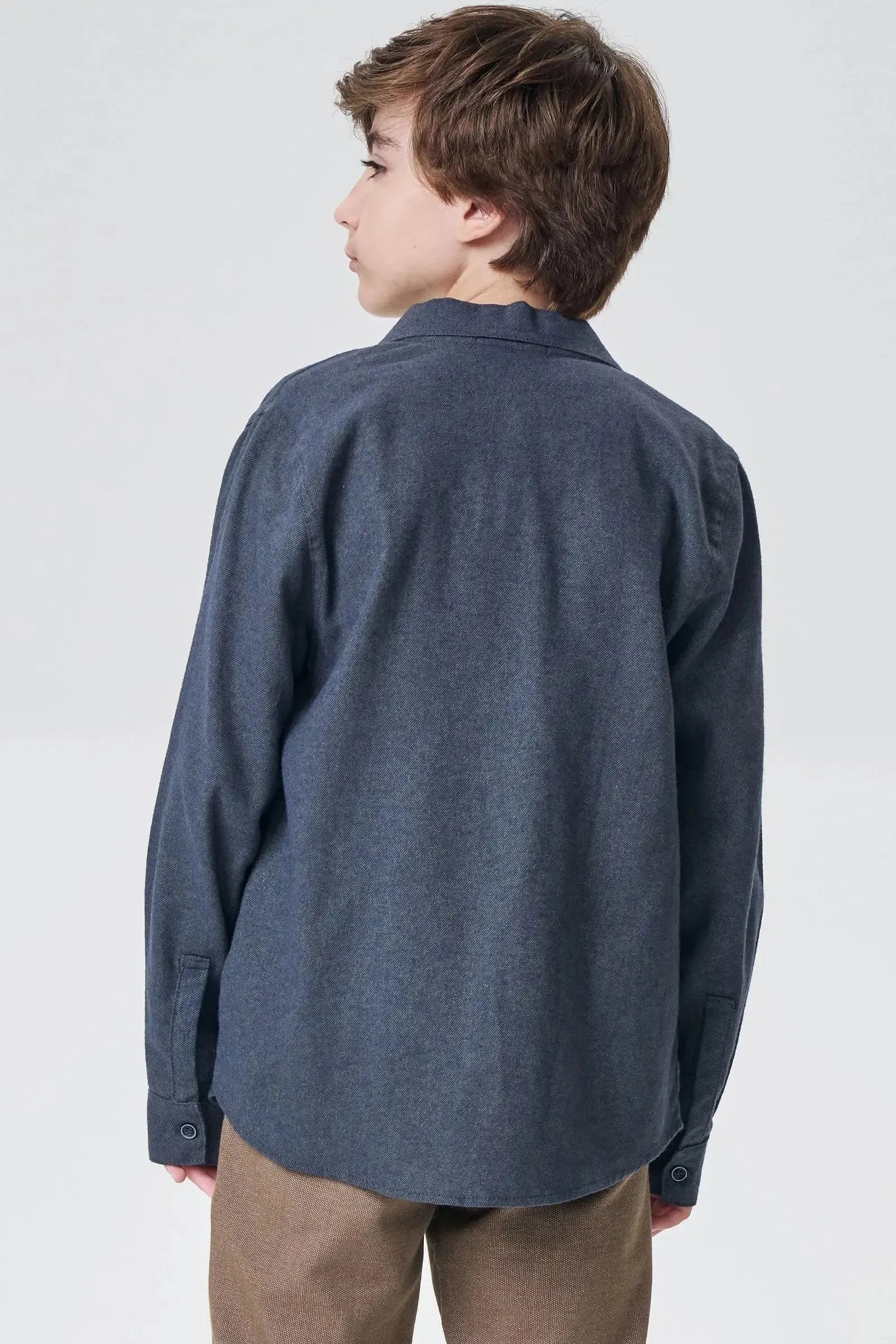 Camisa em Flanela Melange 91783 Johnny Fox Teen Menino