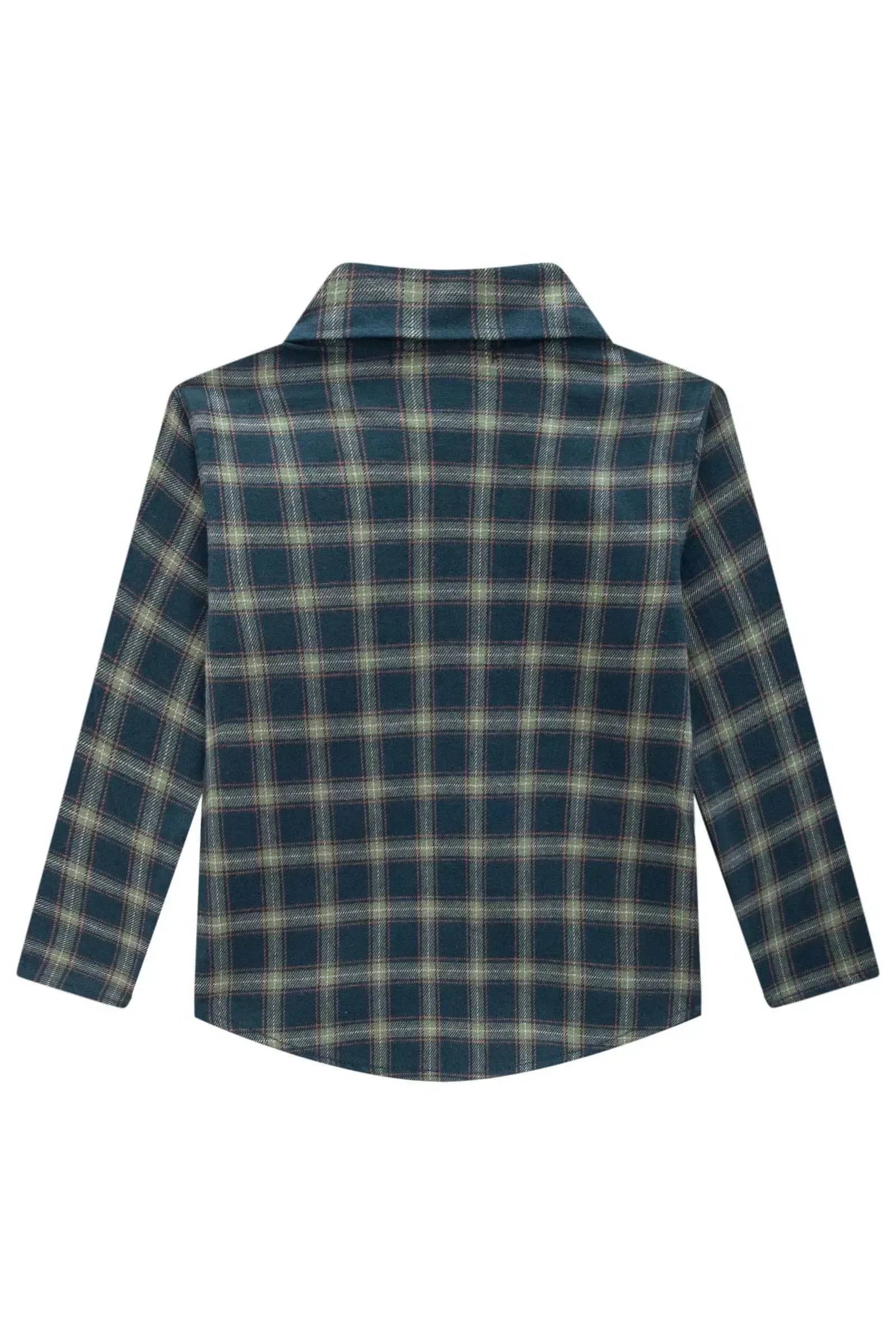 Camisa em Flanela Xadrez 91736 LucBoo Bebê Menino