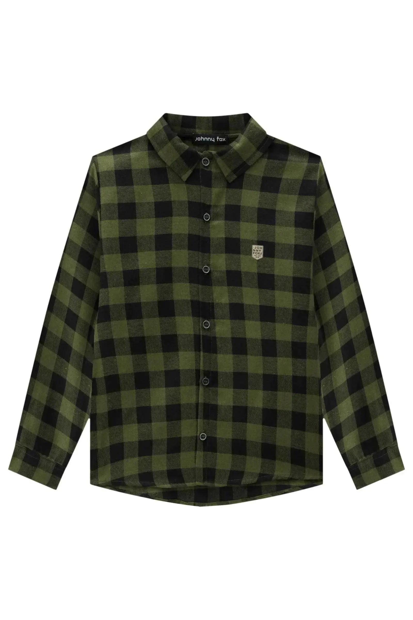 Camisa em Flanela Xadrez 91788 Johnny Fox Teen Menino