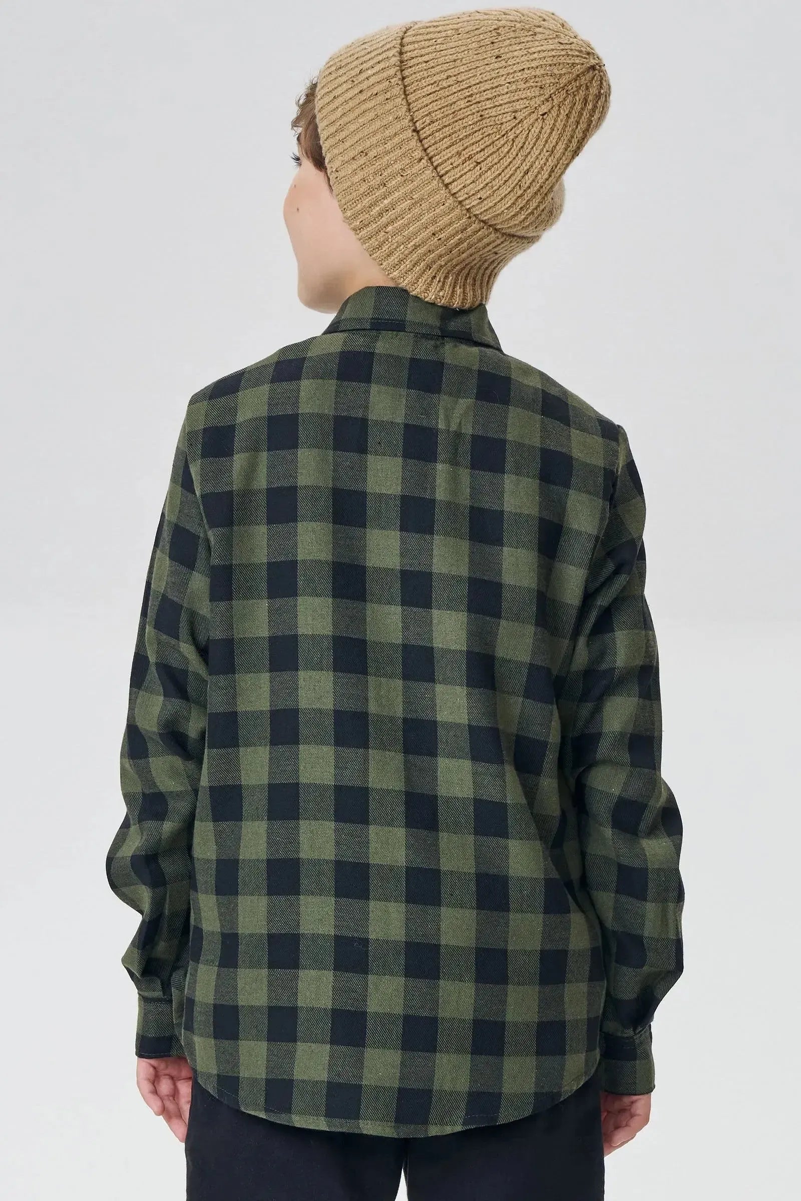 Camisa em Flanela Xadrez 91788 Johnny Fox Teen Menino