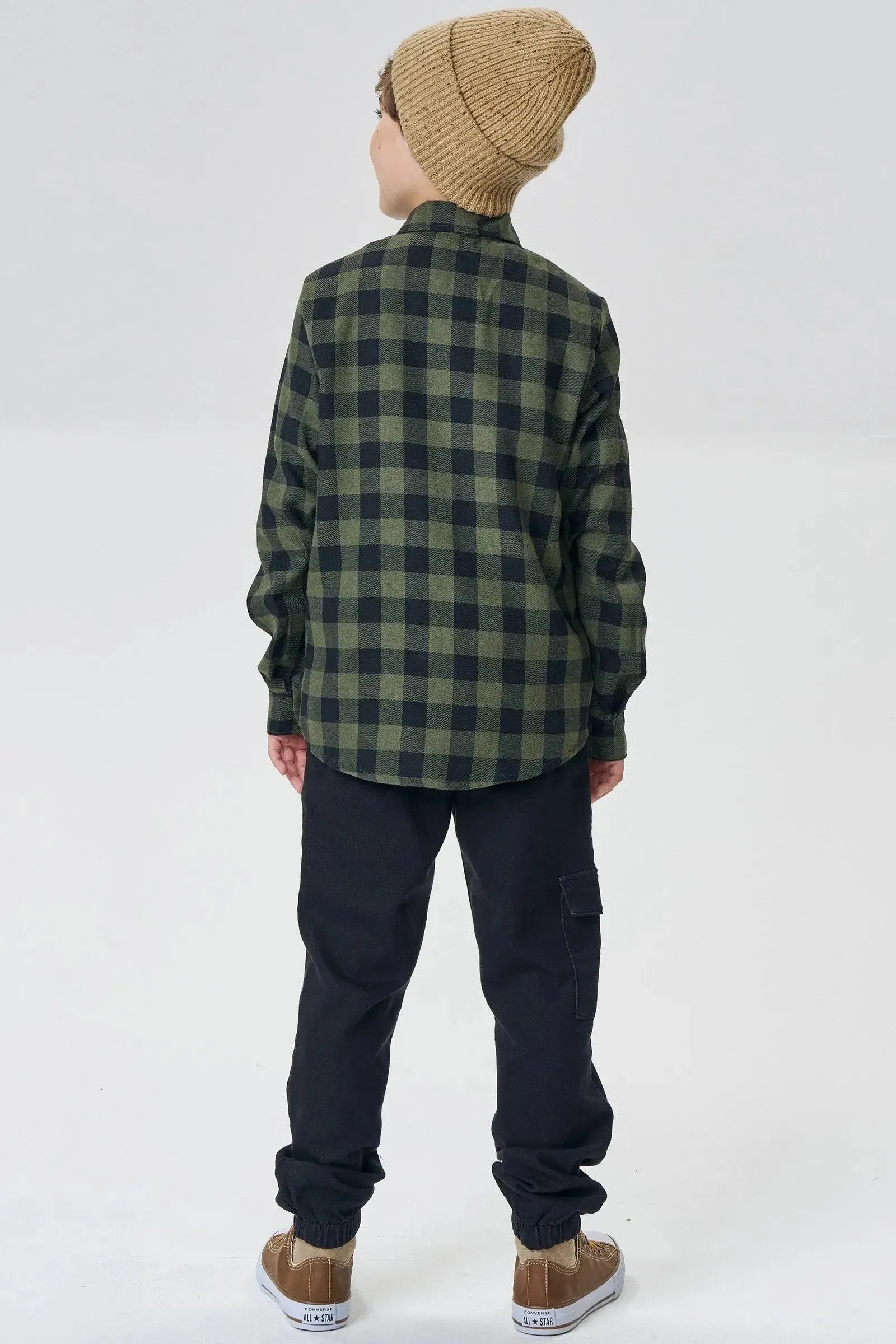Camisa em Flanela Xadrez 91788 Johnny Fox Teen Menino