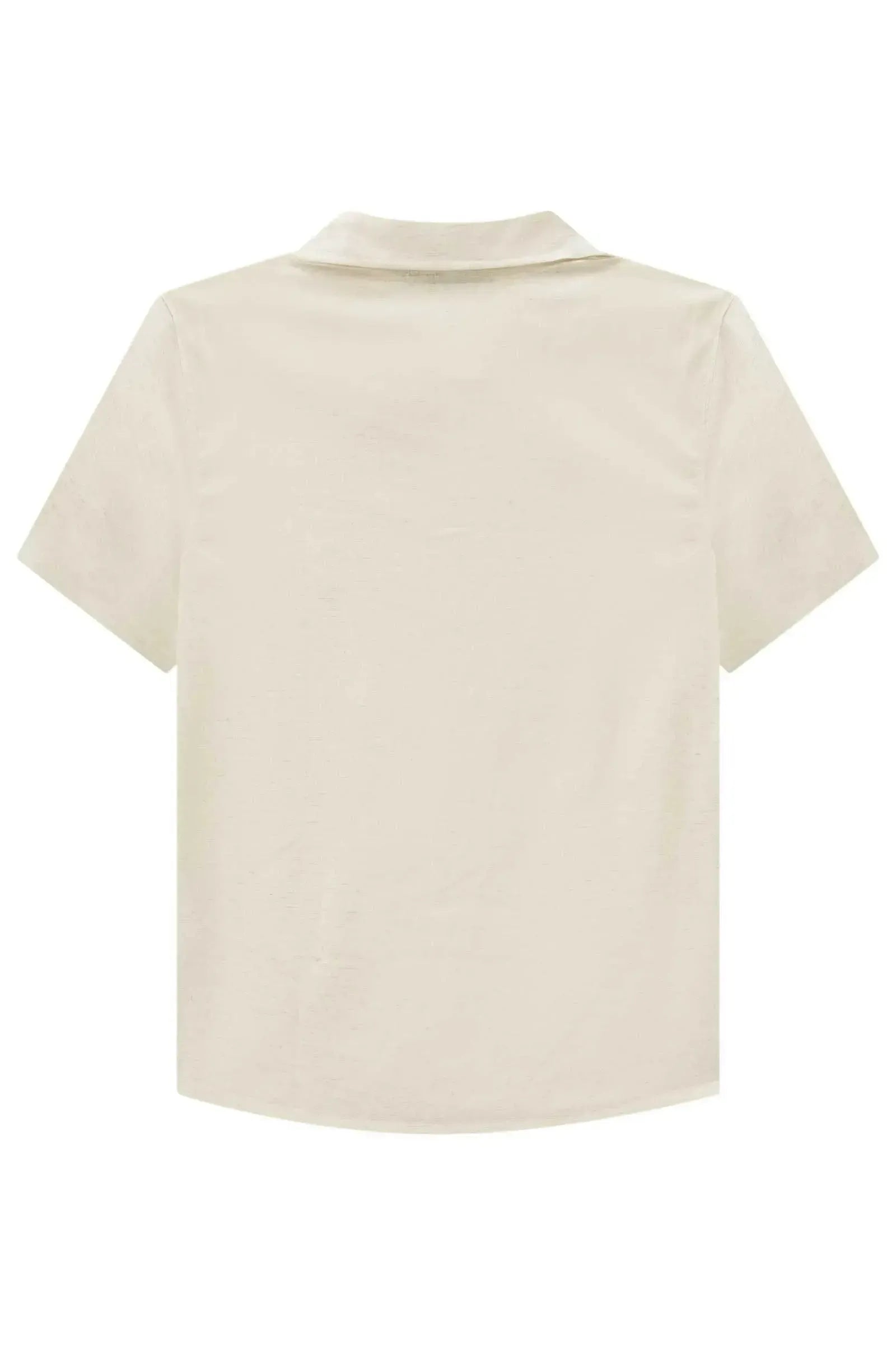 Camisa em Linho Deluxe 96537 LucBoo Infantil Menino